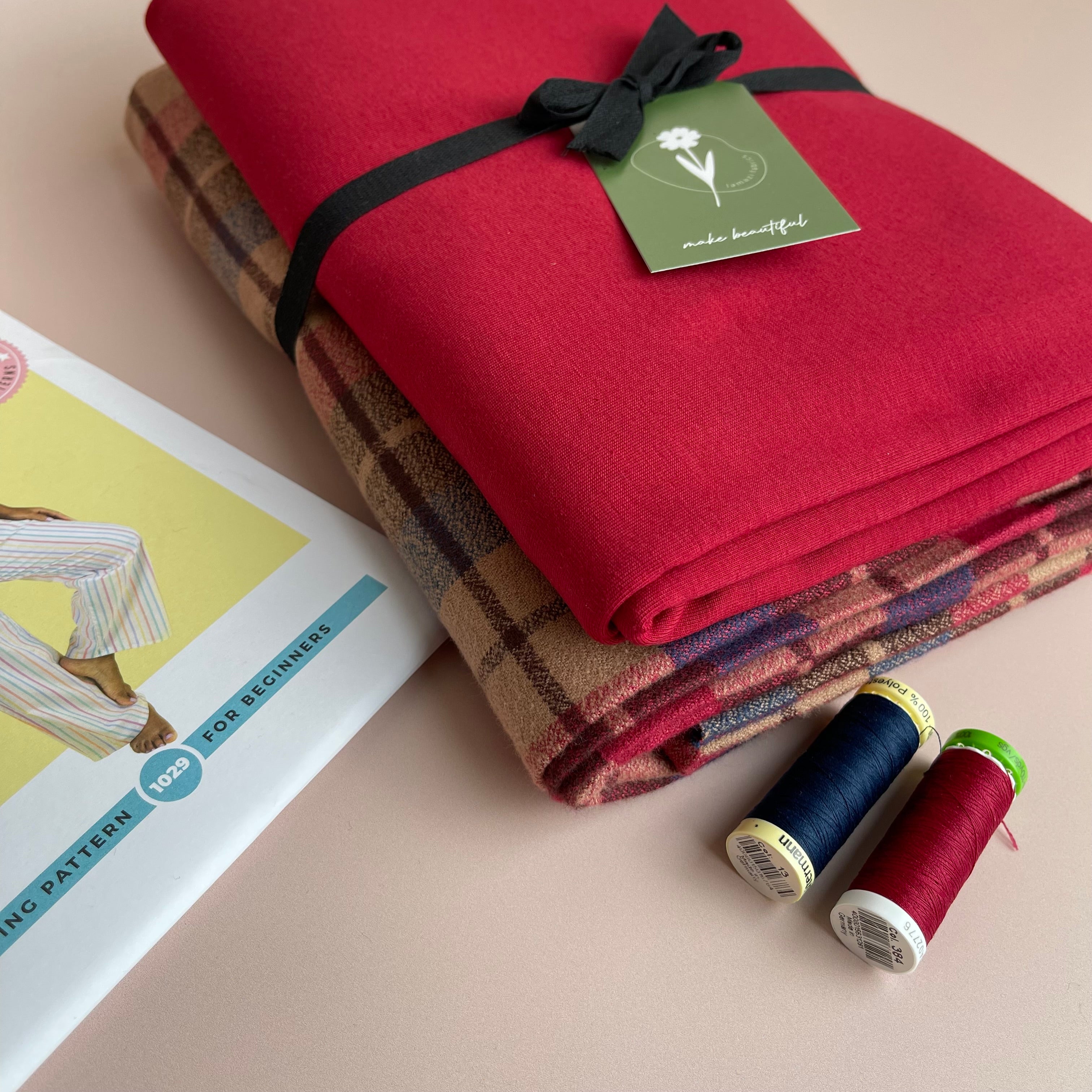 Limited Edition - Luxury Pyjama Kit with Americana Cotton Flannel