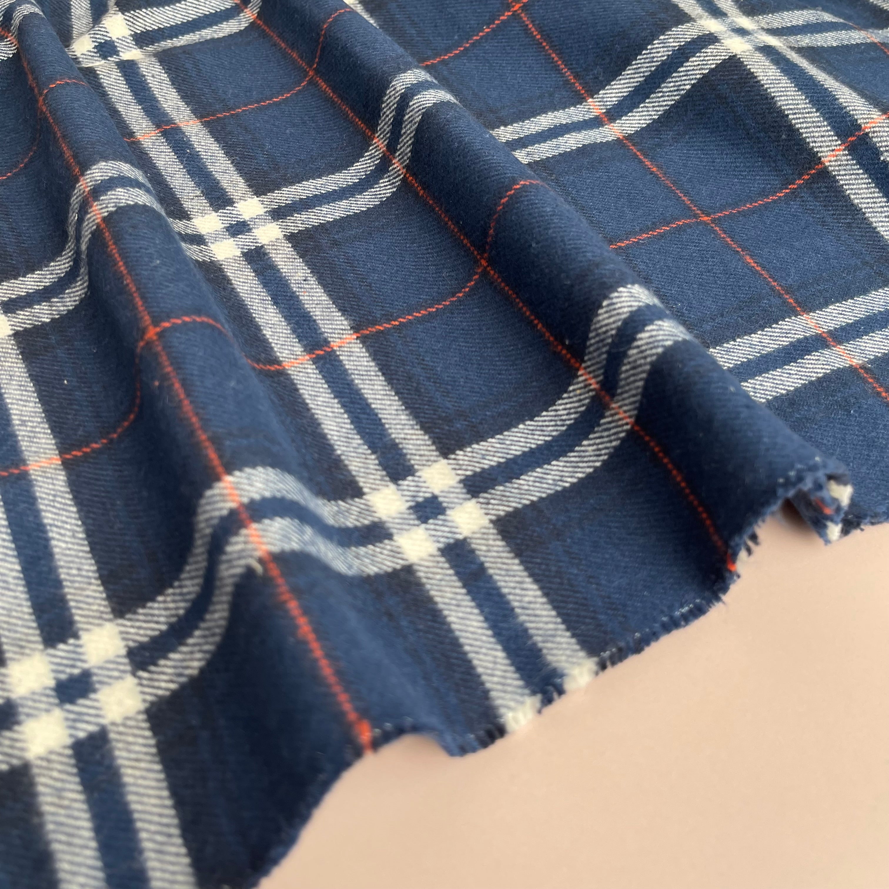 Blue Tahoe Cotton Flannel