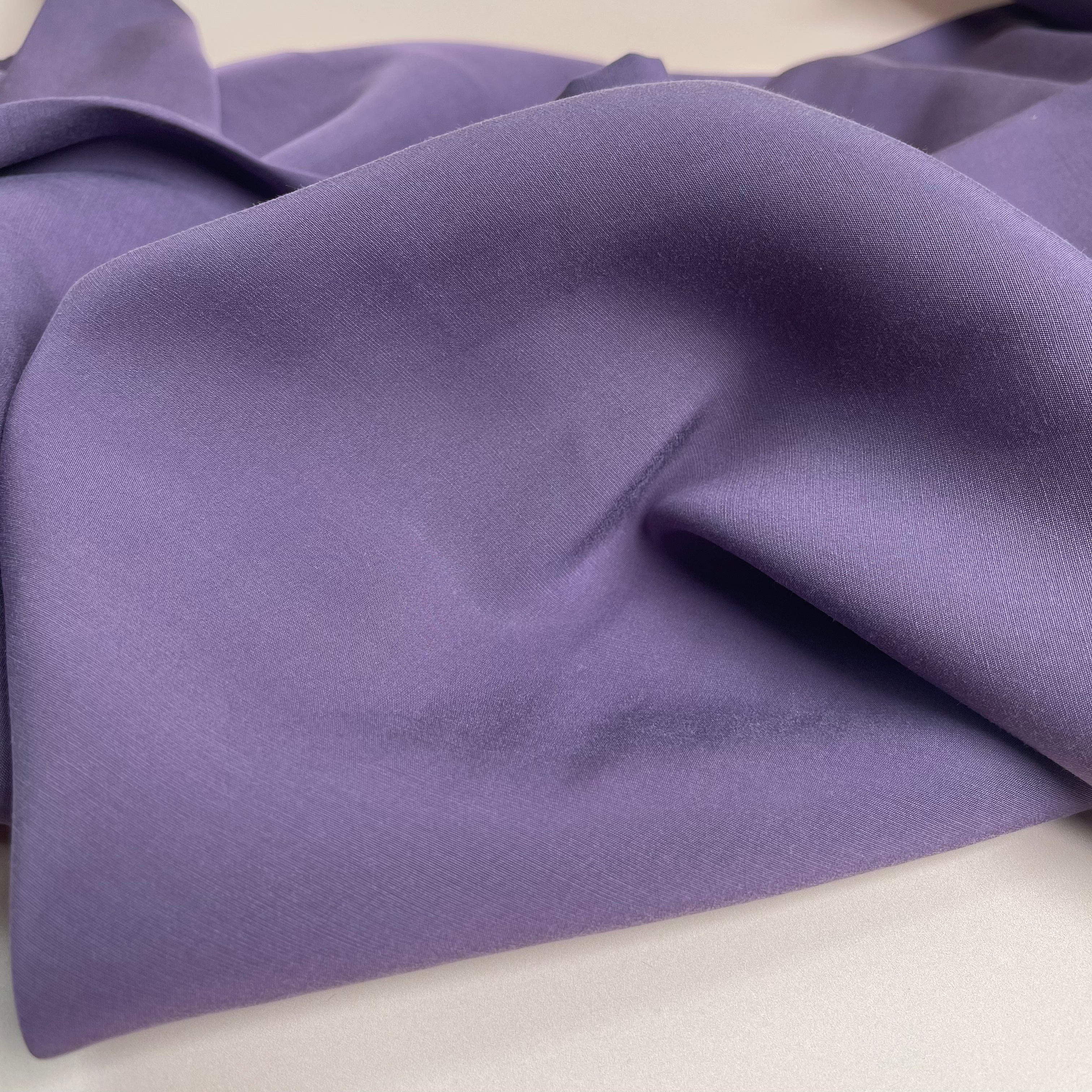 REMNANT 3.52 Metres - Serene Sandwashed Viscose in Mauve