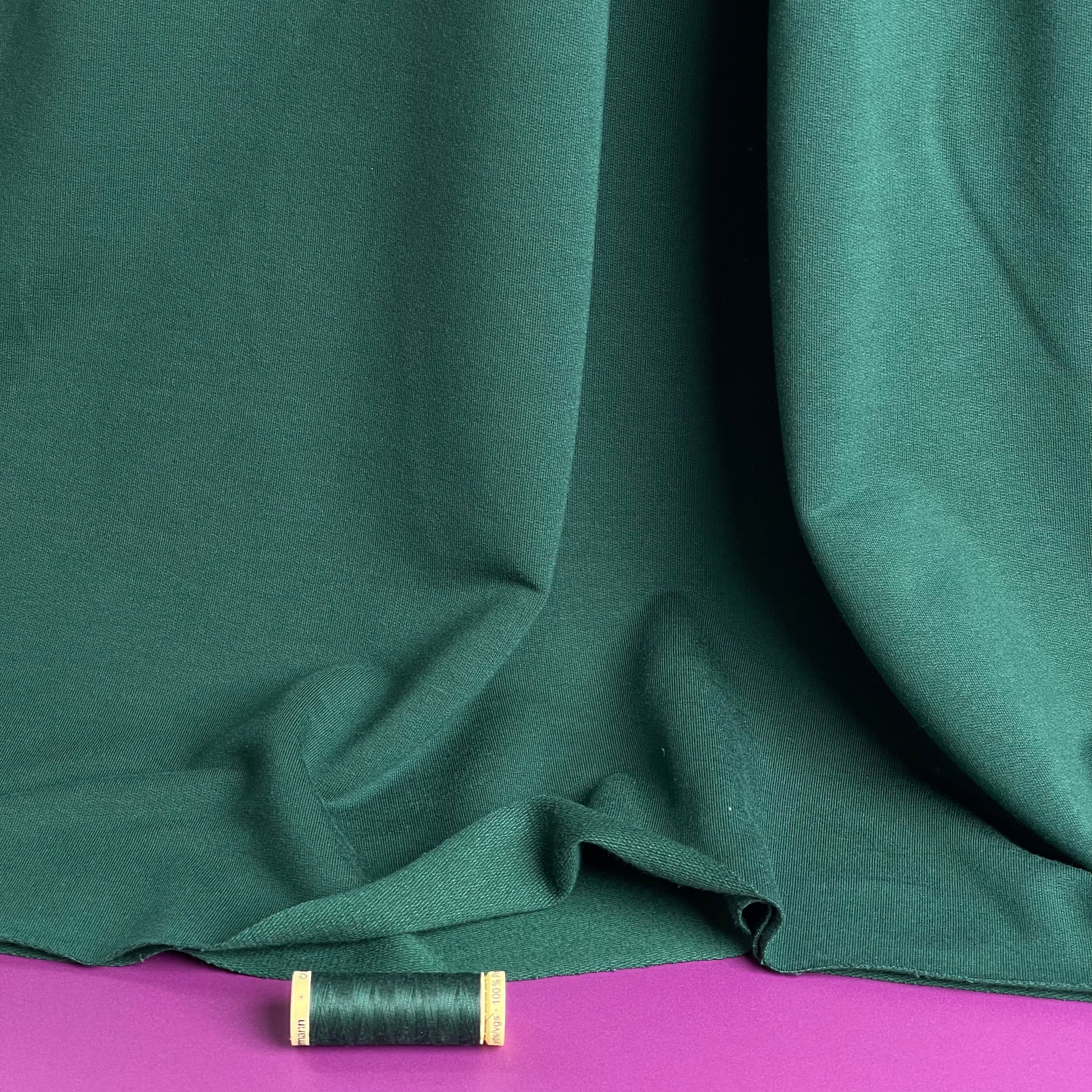 REMNANT 2.3 Metres - Splendour Modal French Terry in Forest Green