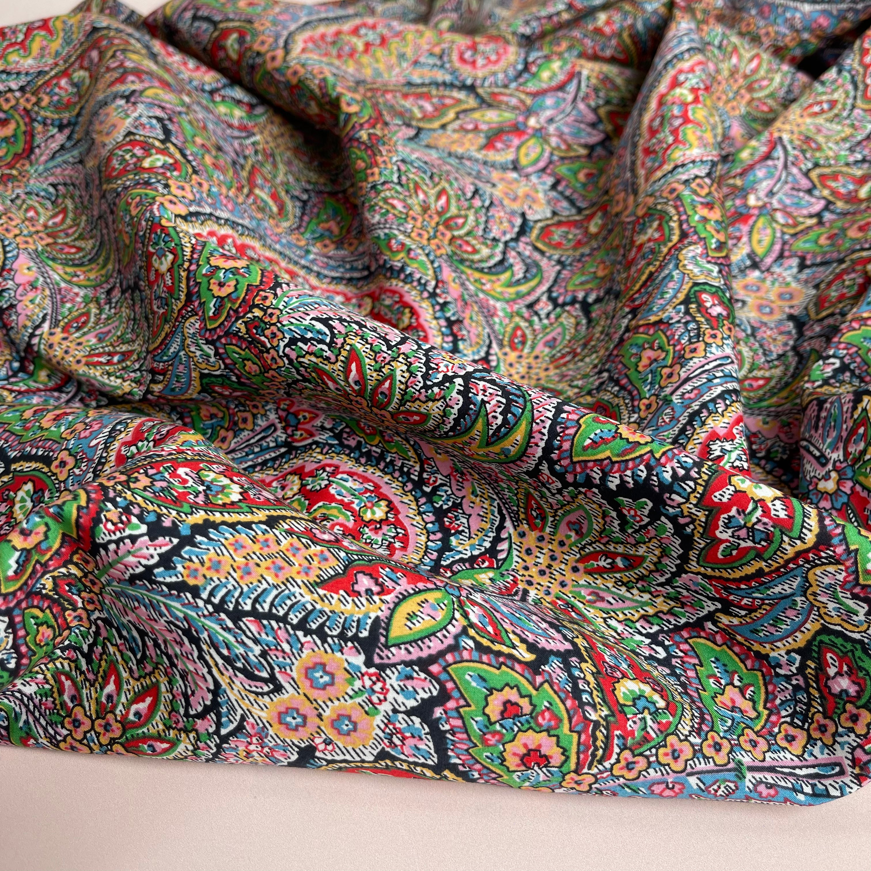 Paisley Dream Cotton Lawn Fabric