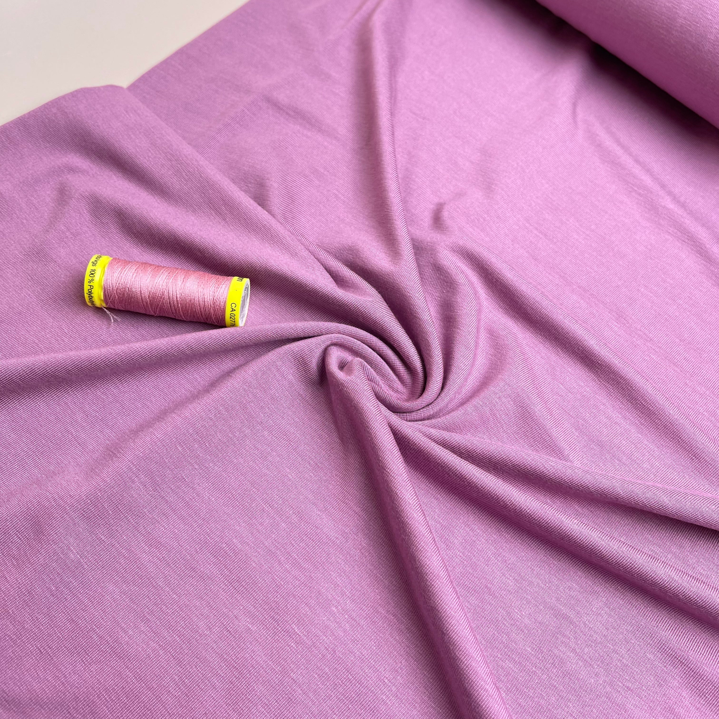Lush in Lilac Jersey Fabric with TENCEL™ Lyocell Fibres