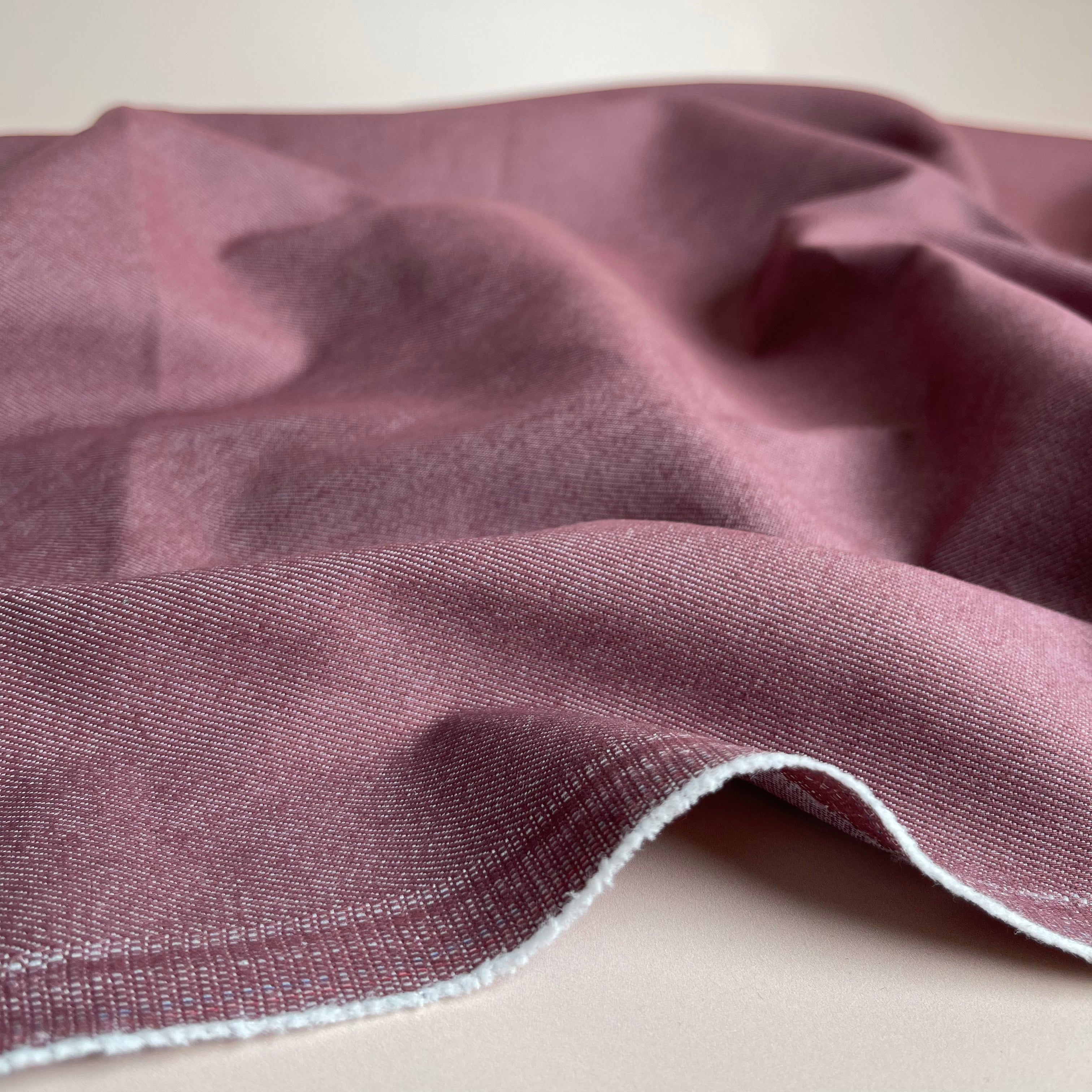 Vintage Stretch Denim in Mauve