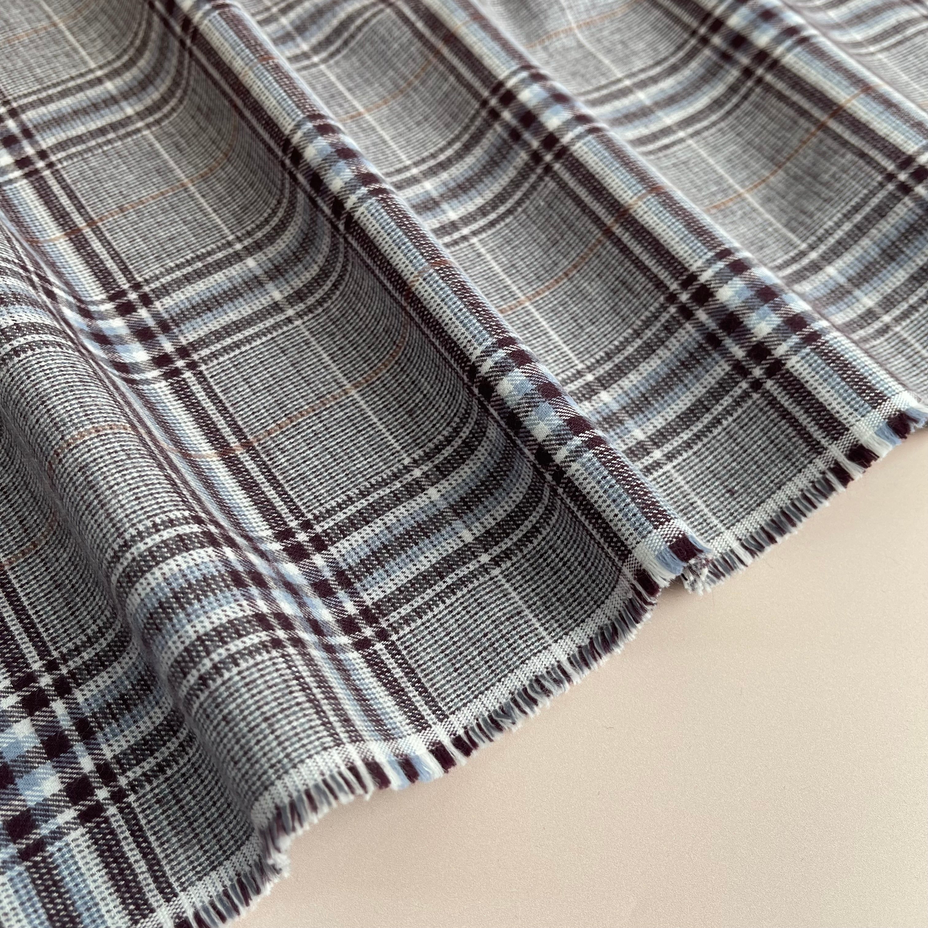 Highland Mauve Yarn Dyed Cotton Flannel