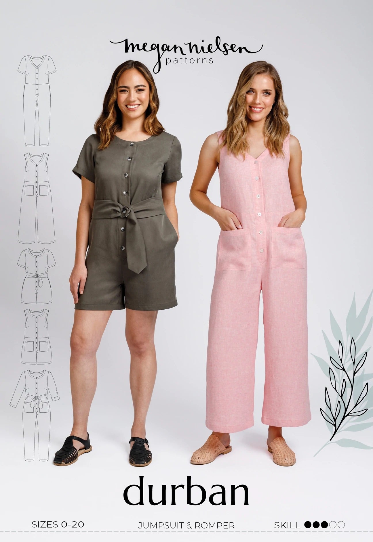 Megan Nielsen - Durban Jumpsuit & Romper Sewing Pattern