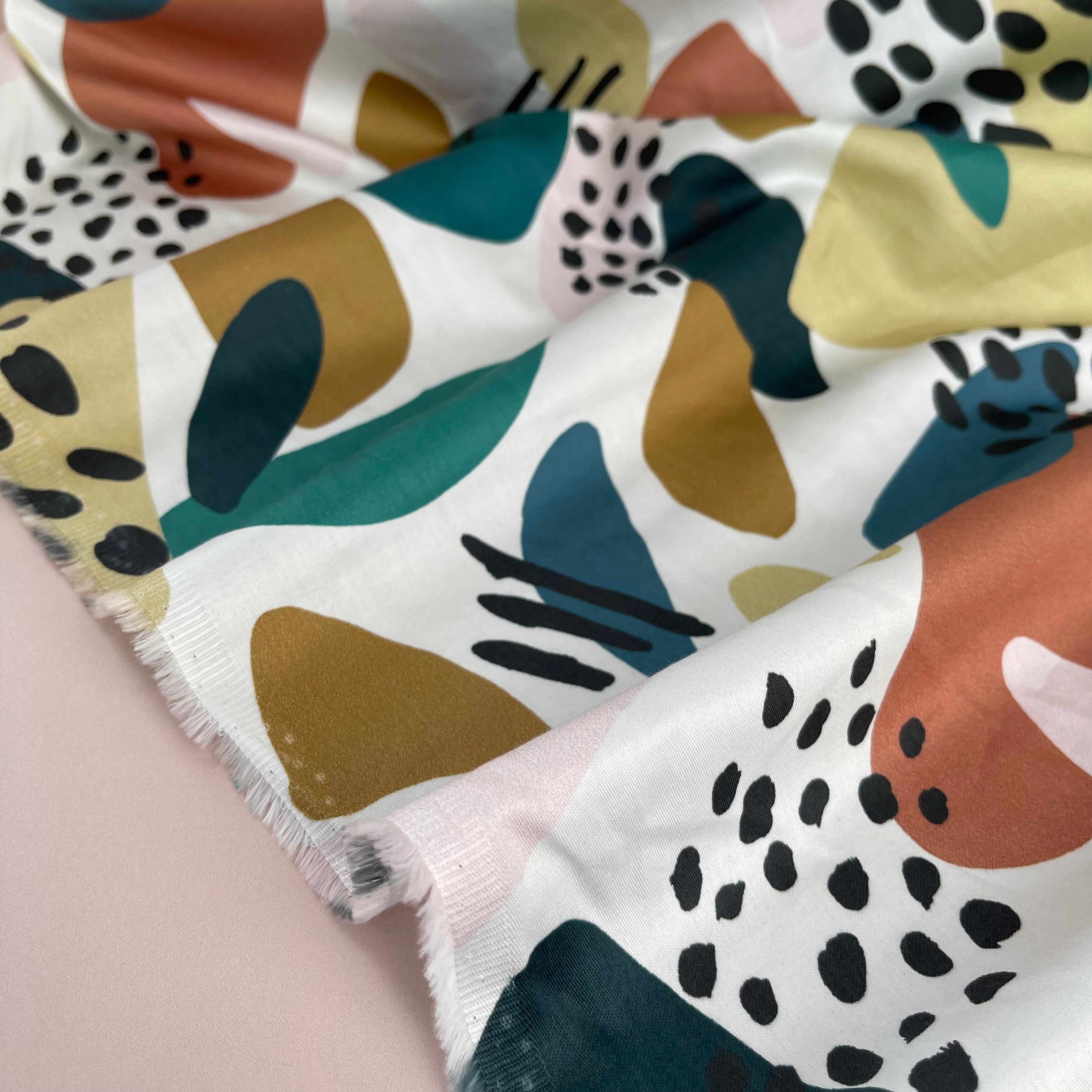 Garden of Dreams - Pebbles GOTS Organic Cotton Sateen