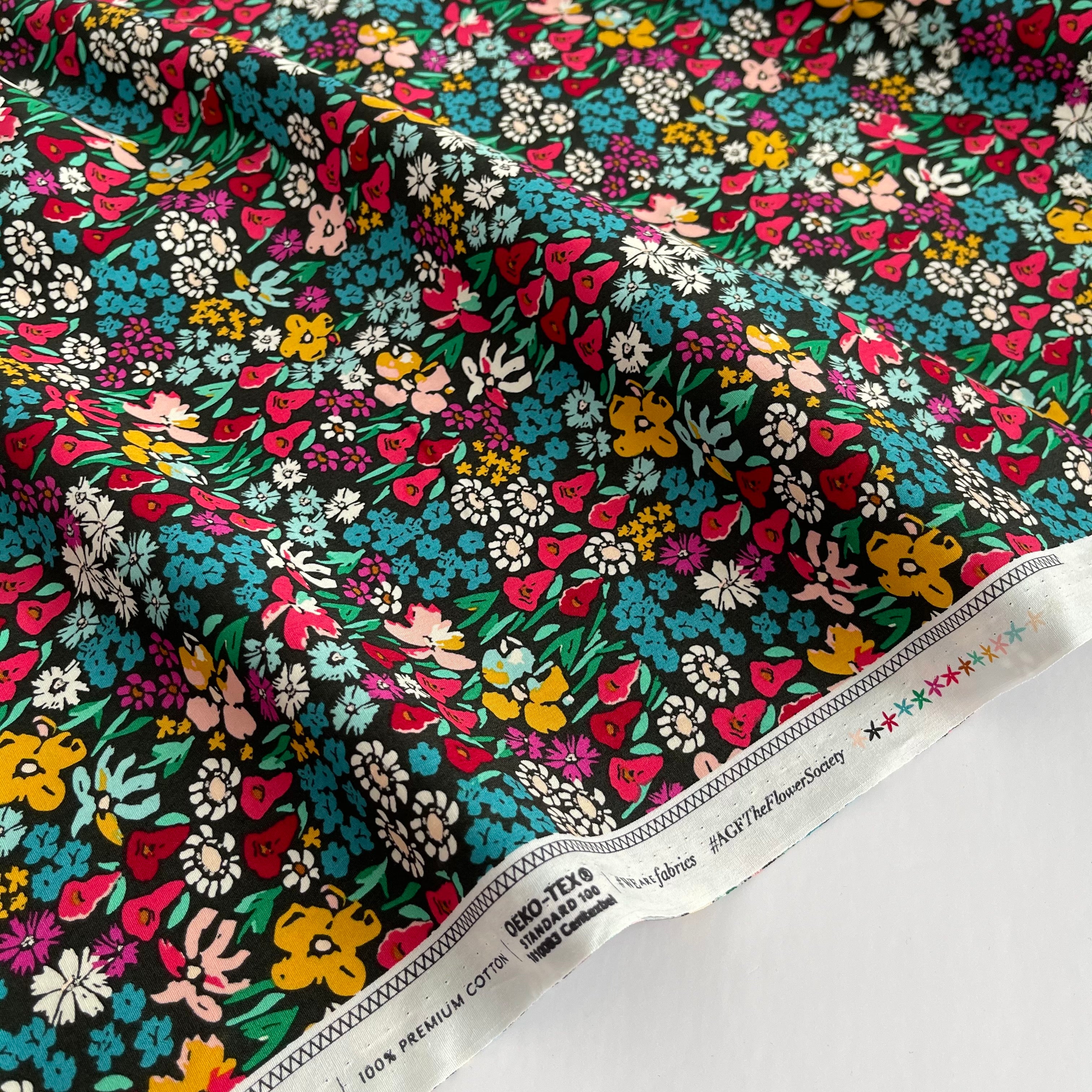 Art Gallery Fabrics - Bloomkind Meadow Cotton from Flower Society