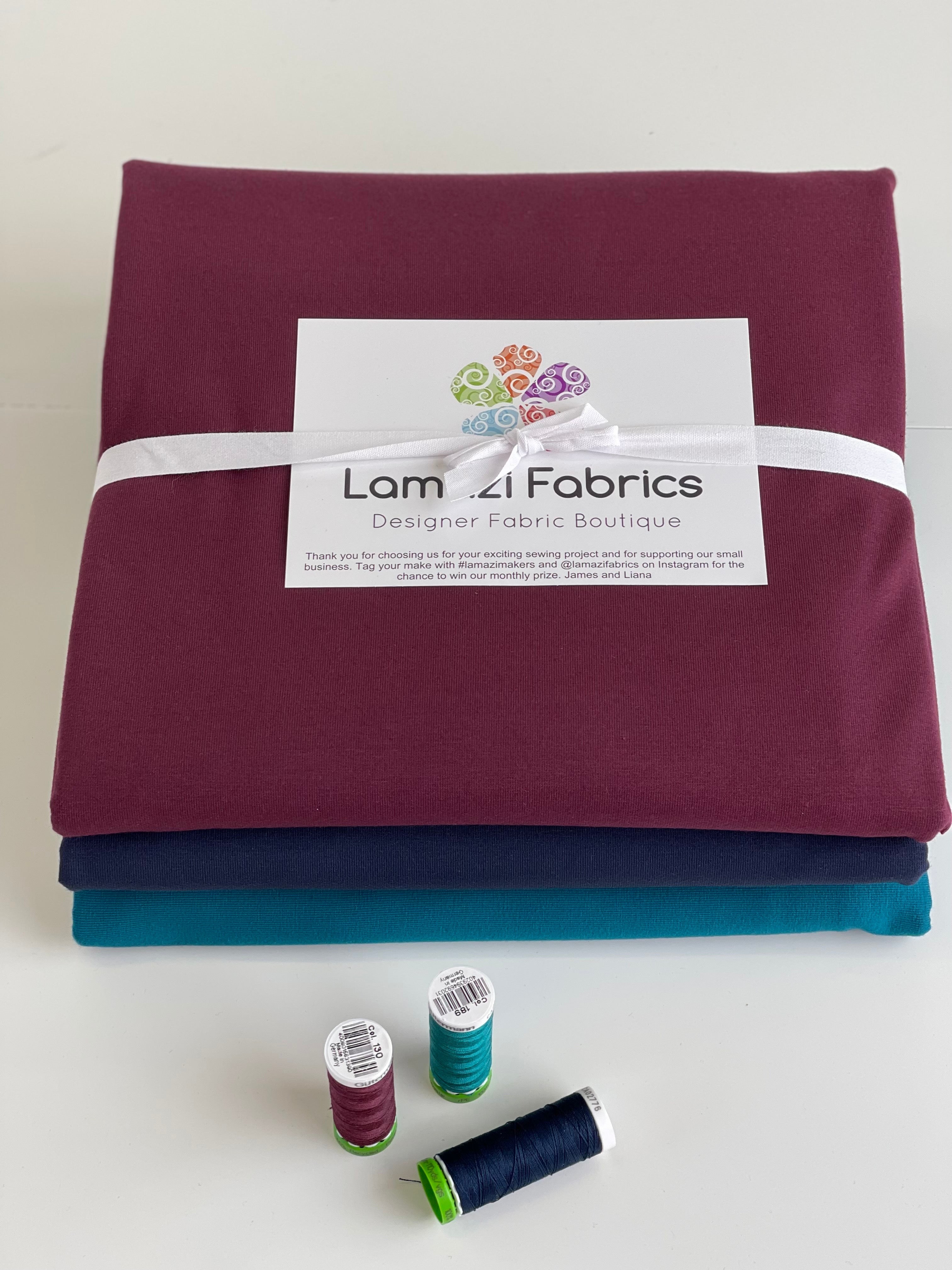 Colour Bundles - Midnight Essential Chic Cotton Jersey Fabrics