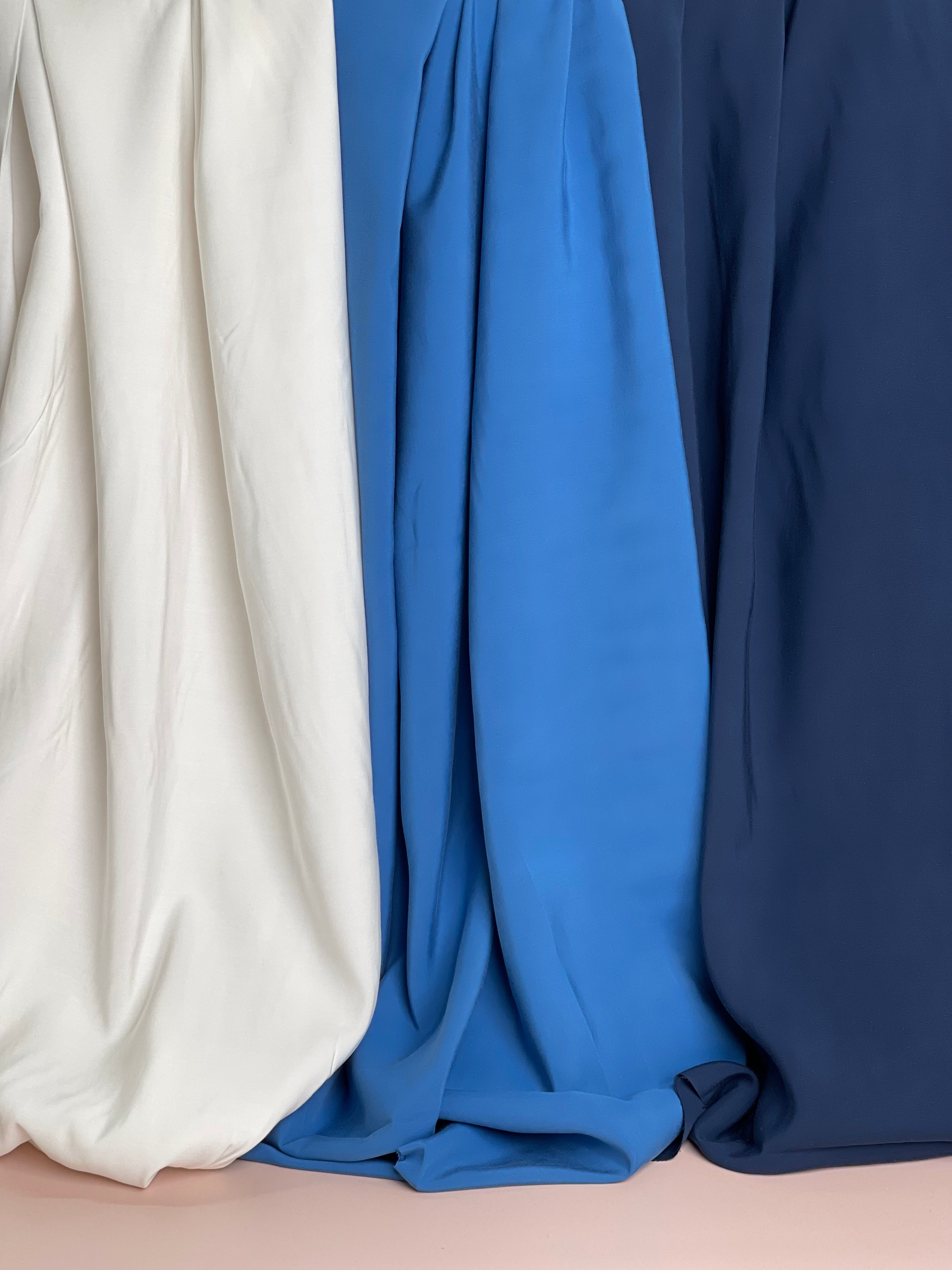 Serene Sandwashed Viscose in Navy Blue