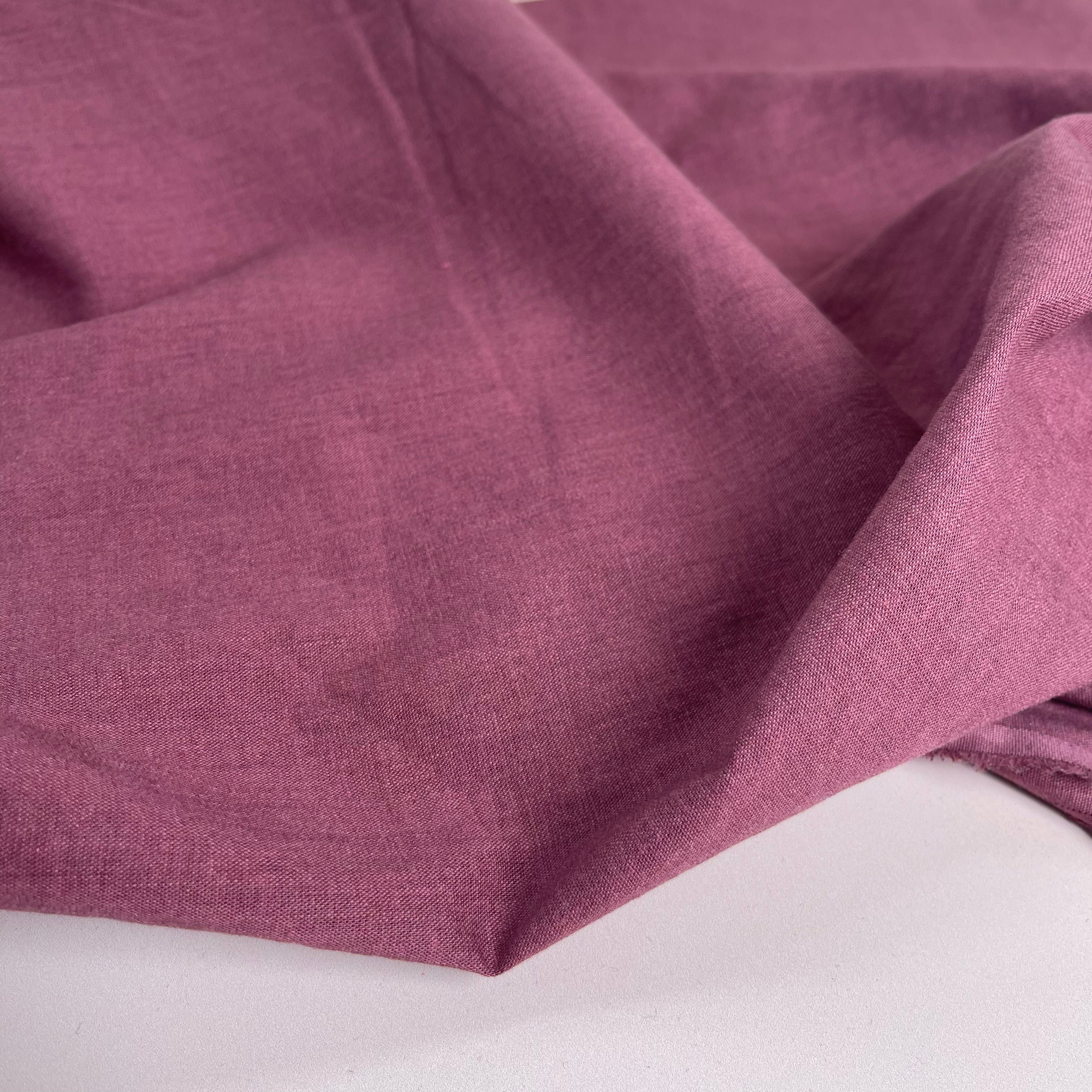 Sorona Linen in Windsor Wine - New Eco Linen Blend Fabric