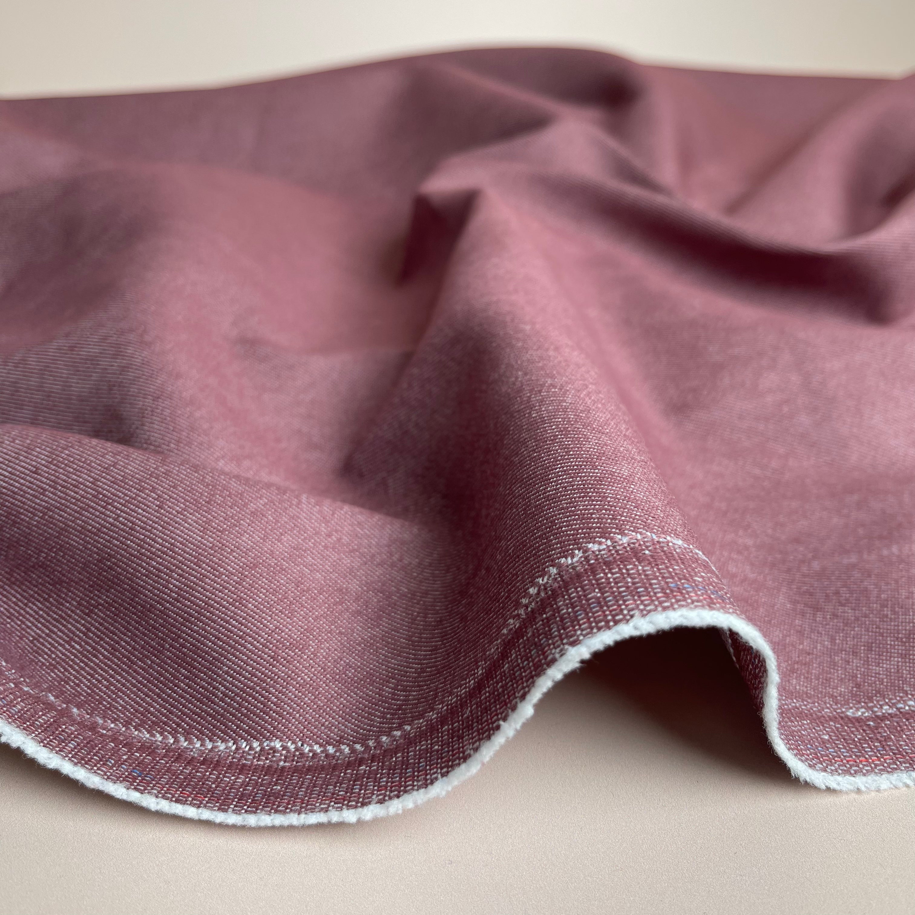 Vintage Stretch Denim in Mauve