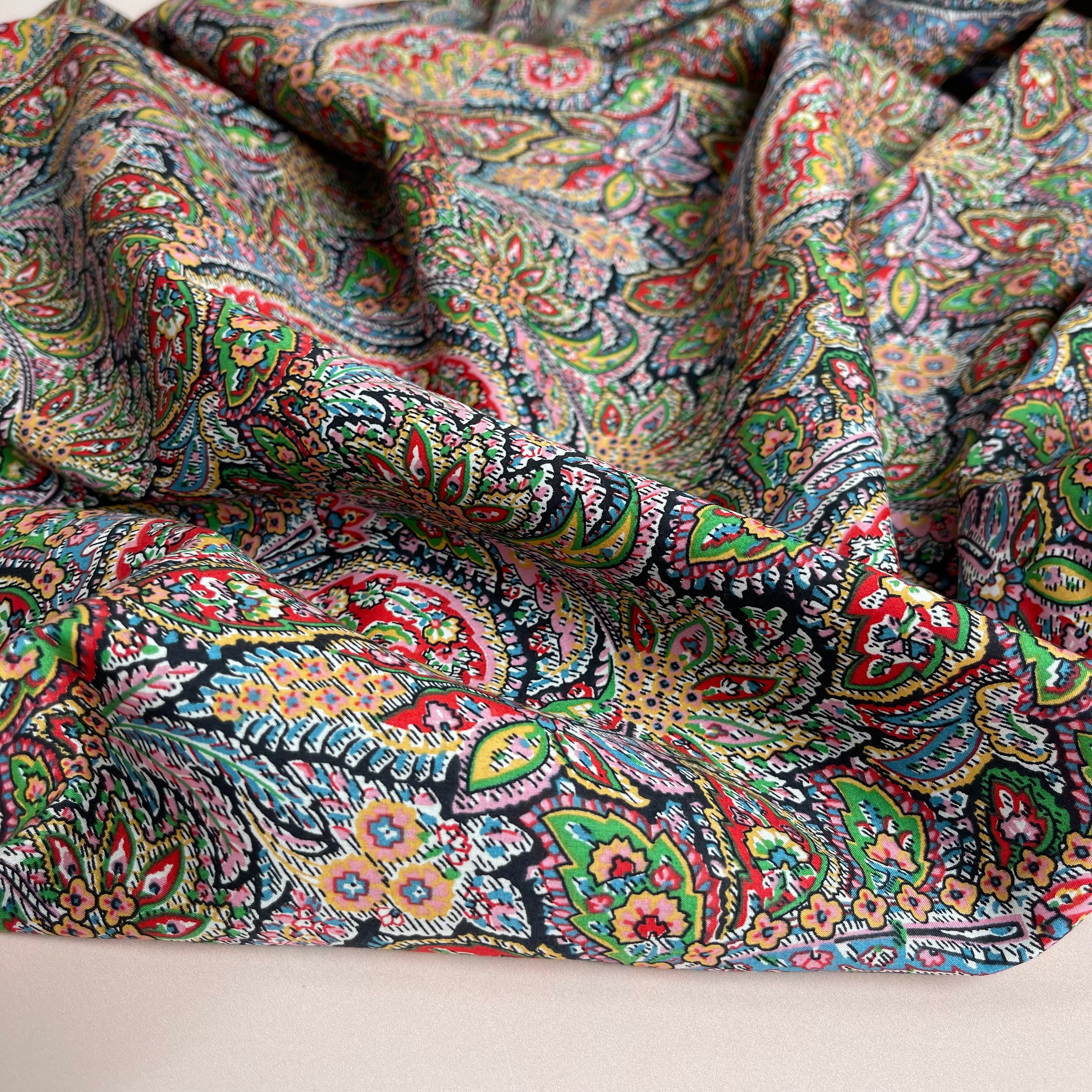 Paisley Dream Cotton Lawn Fabric