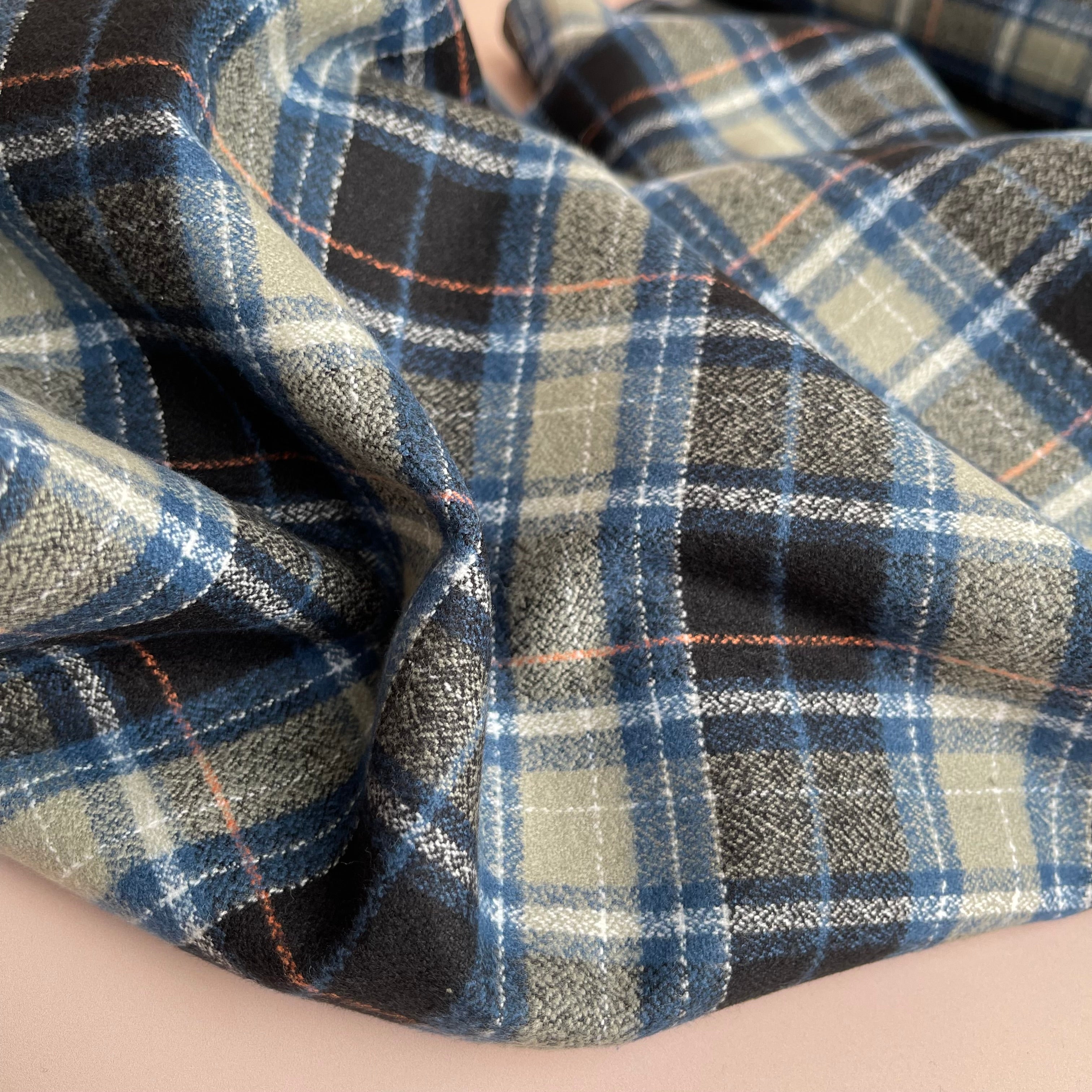 Storm Dark Mammoth Cotton Flannel