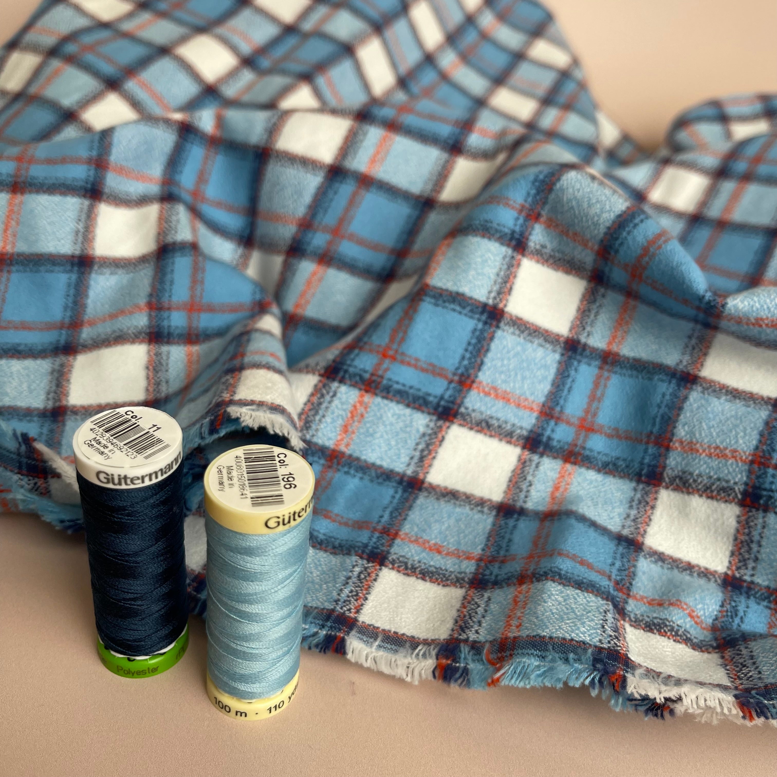 REMNANT 2.55 metres - Regatta Mammoth Junior Cotton Flannel