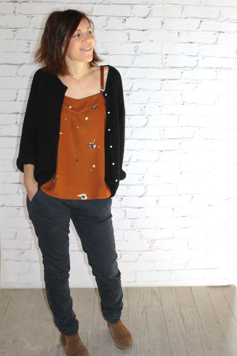 Églantine & Zoé - Windy Caramel Viscose Twill Fabric