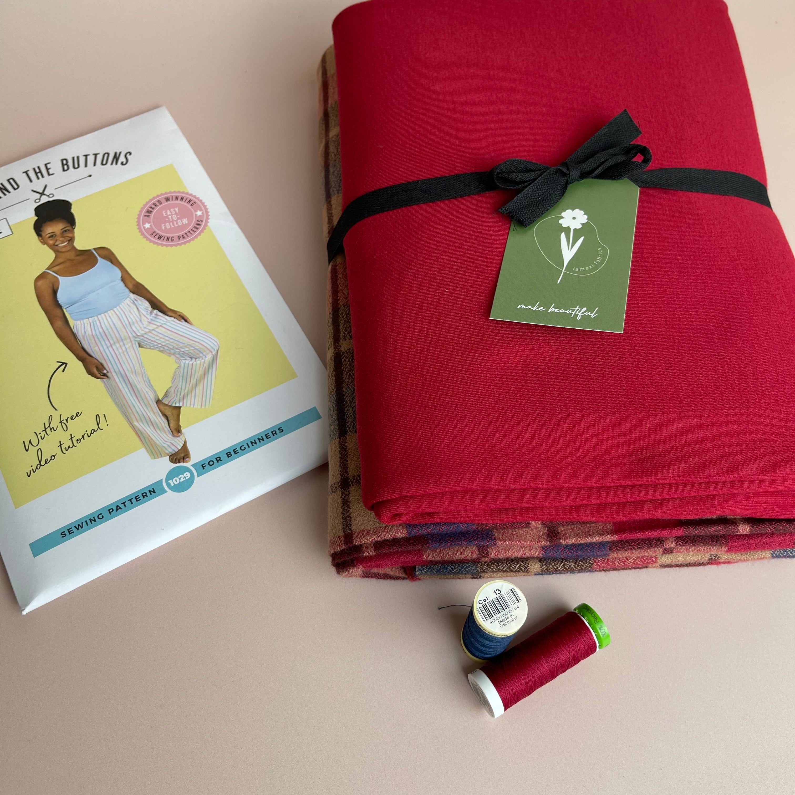 Limited Edition - Luxury Pyjama Kit with Americana Cotton Flannel
