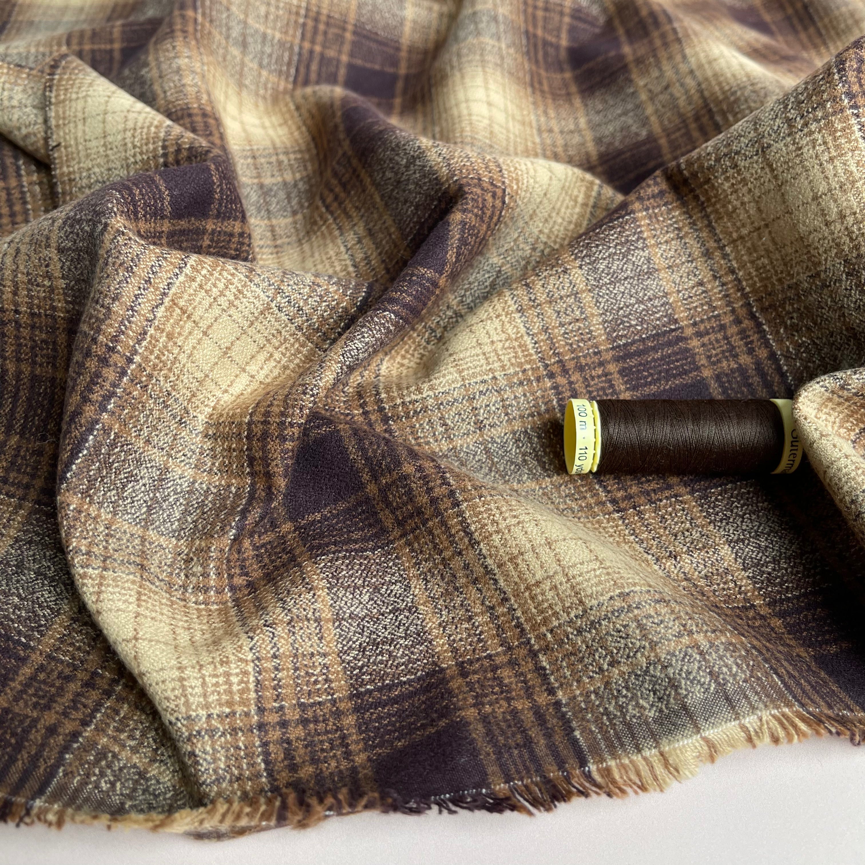 Espresso Mammoth Cotton Flannel