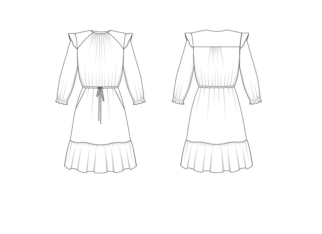 FRIDAY Pattern Co - Davenport Dress Sewing Pattern