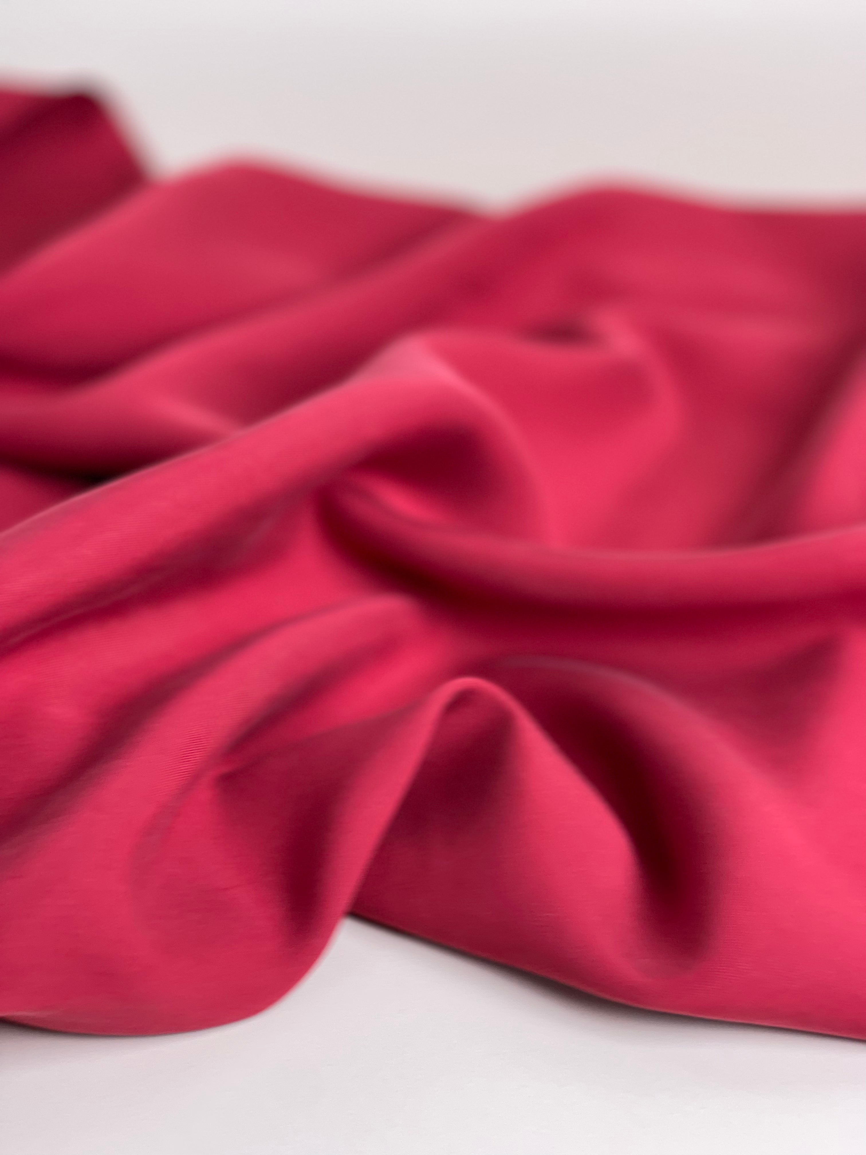 Lush Sandwashed Lyocell Twill in Red