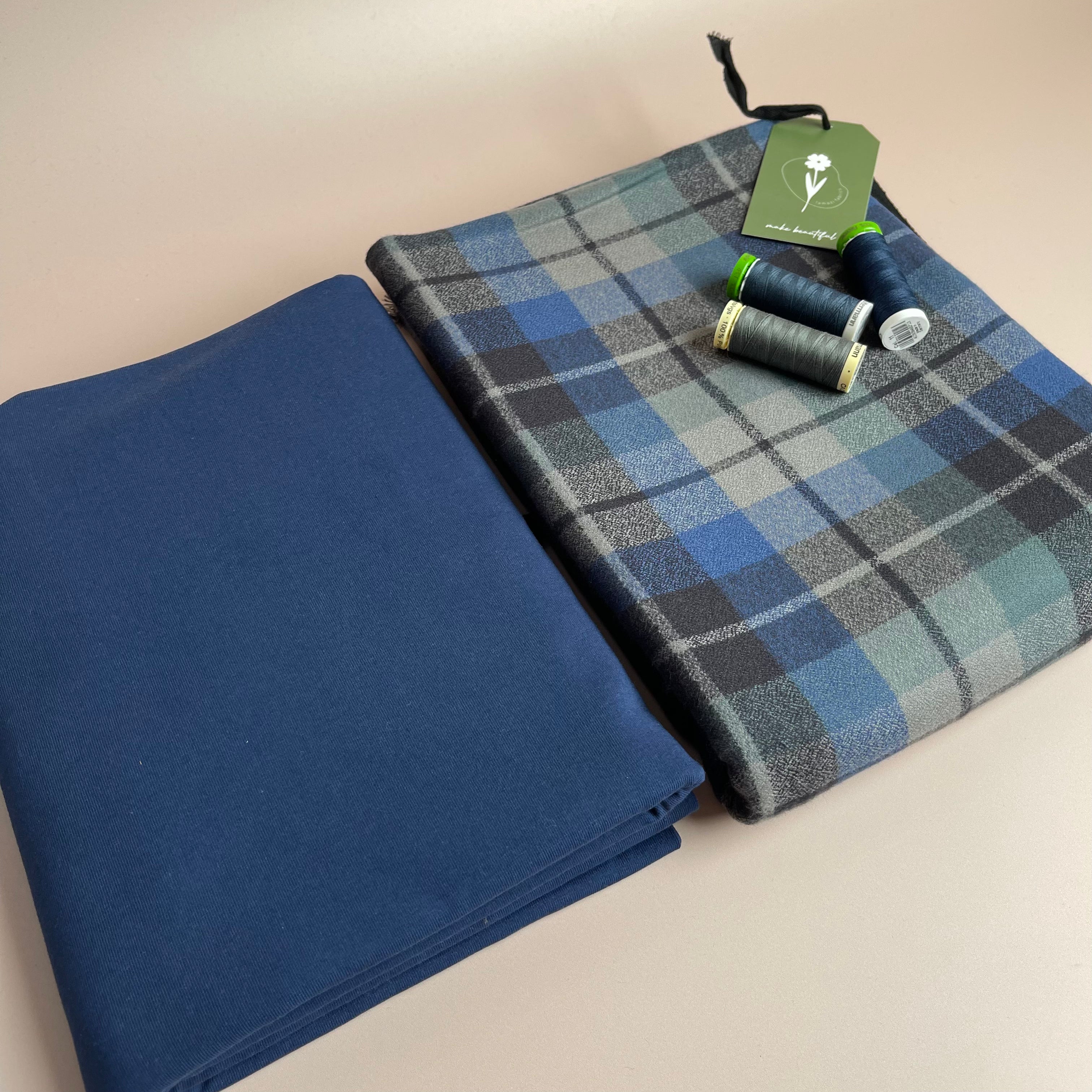 Limited Edition - Luxury Pyjama Kit with Shadow Cotton Flannel