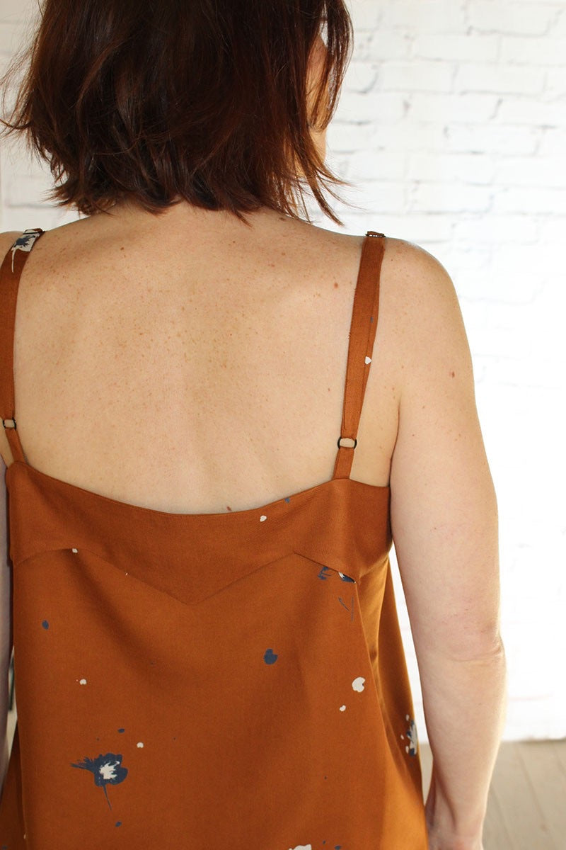 Églantine & Zoé - Windy Caramel Viscose Twill Fabric