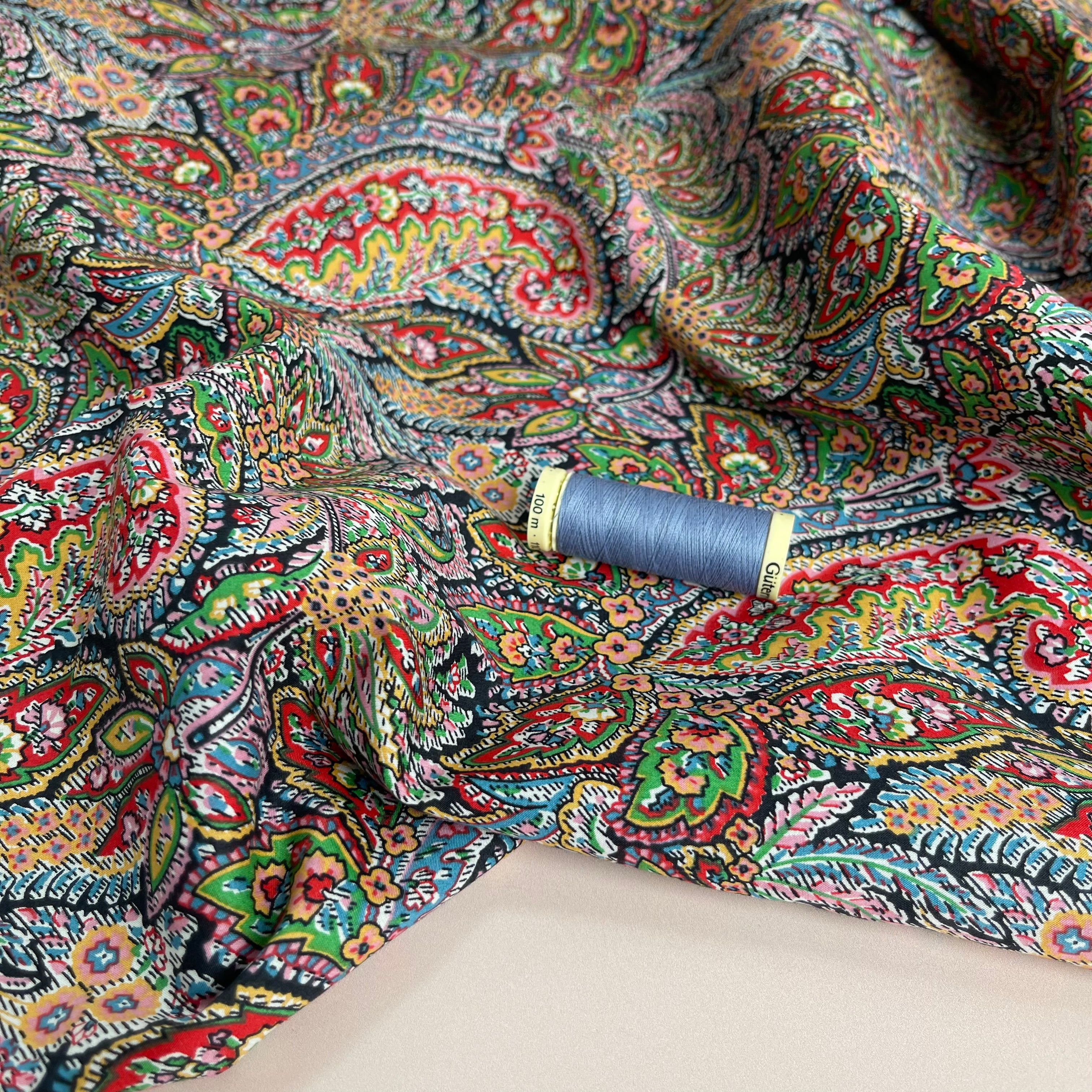 Paisley Dream Cotton Lawn Fabric