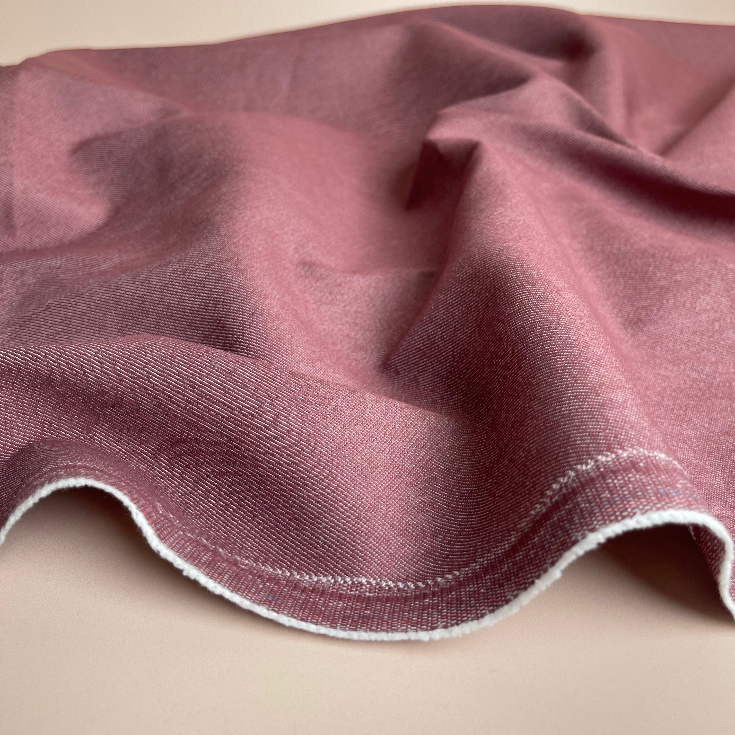 Vintage Stretch Denim in Mauve