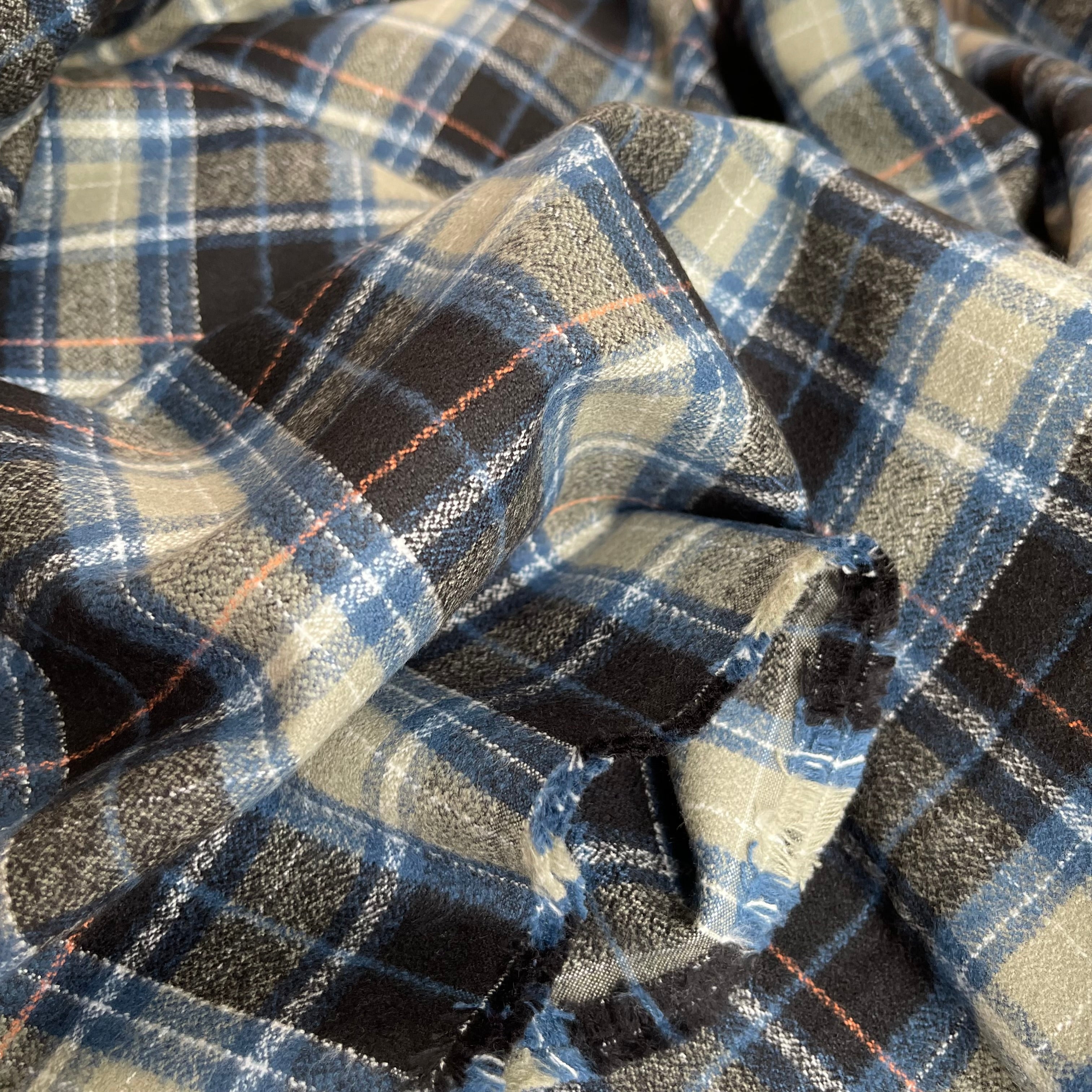 Storm Dark Mammoth Cotton Flannel