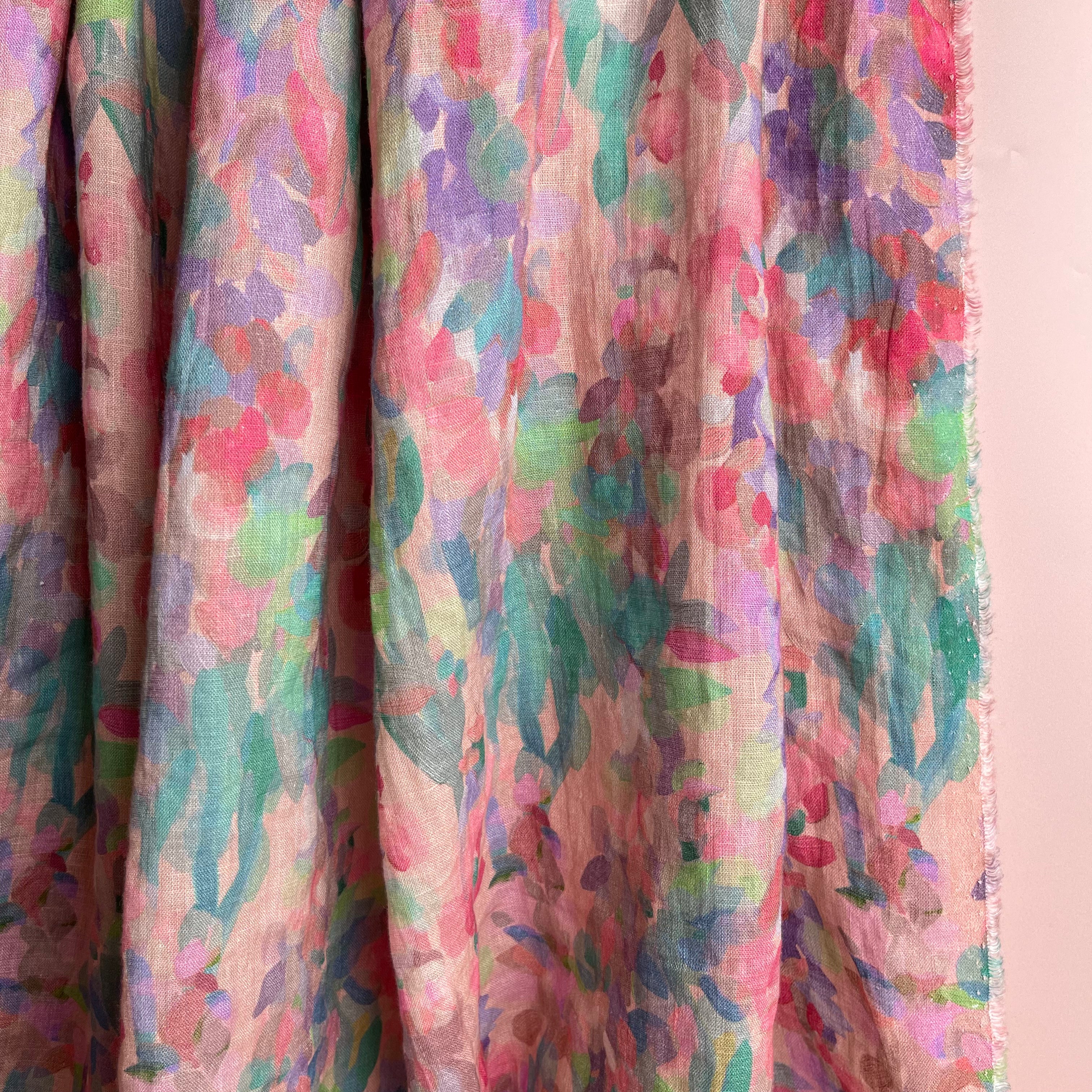 Summer Party - Lupine Petals Blush Pure Linen