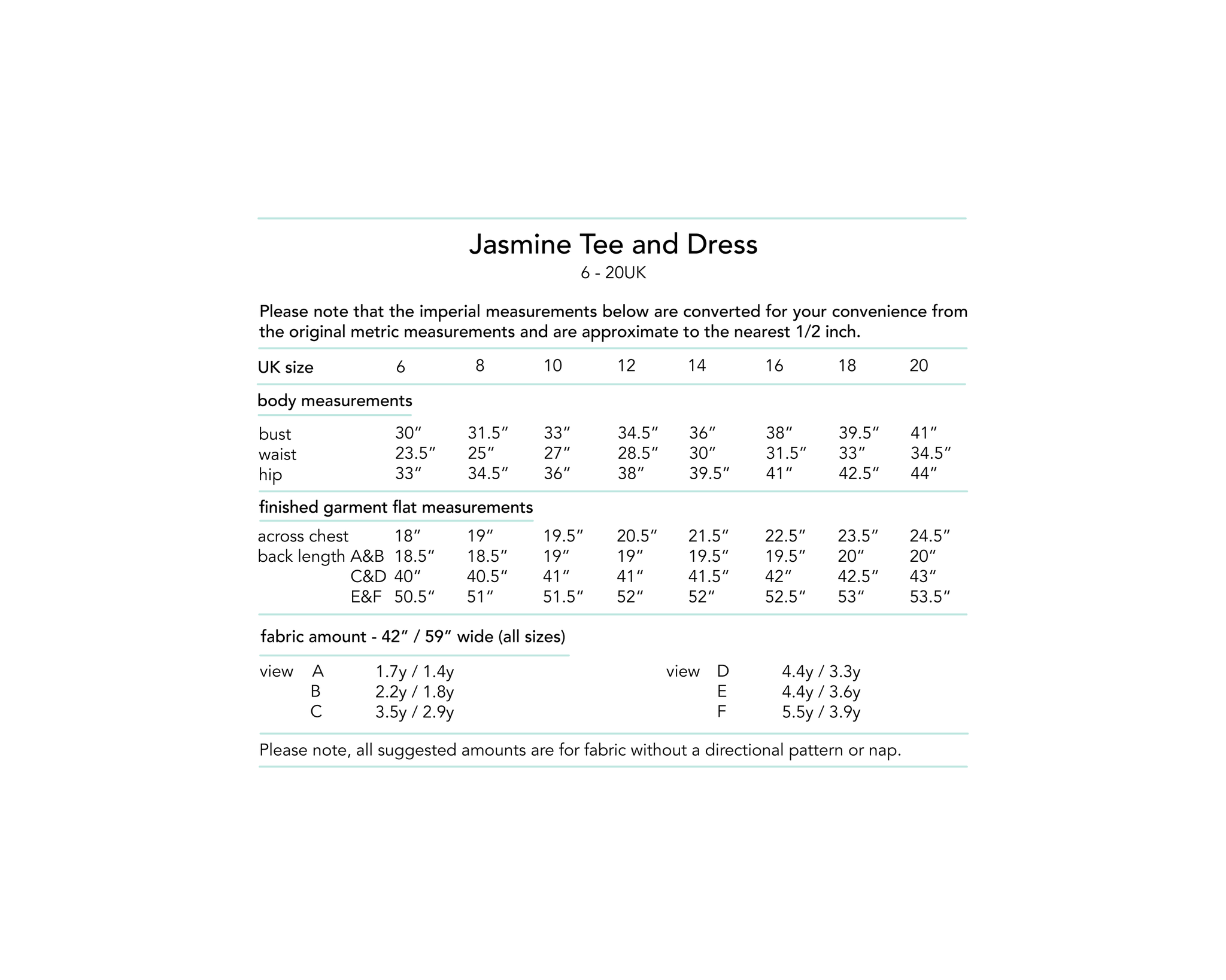 Dhurata Davies - Jasmine Tee and Dress - Paper Sewing Pattern