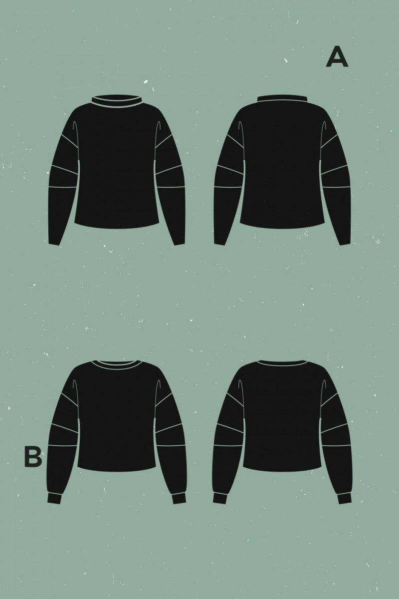 Deer & Doe - NEIGE SWEATSHIRT Sewing Pattern