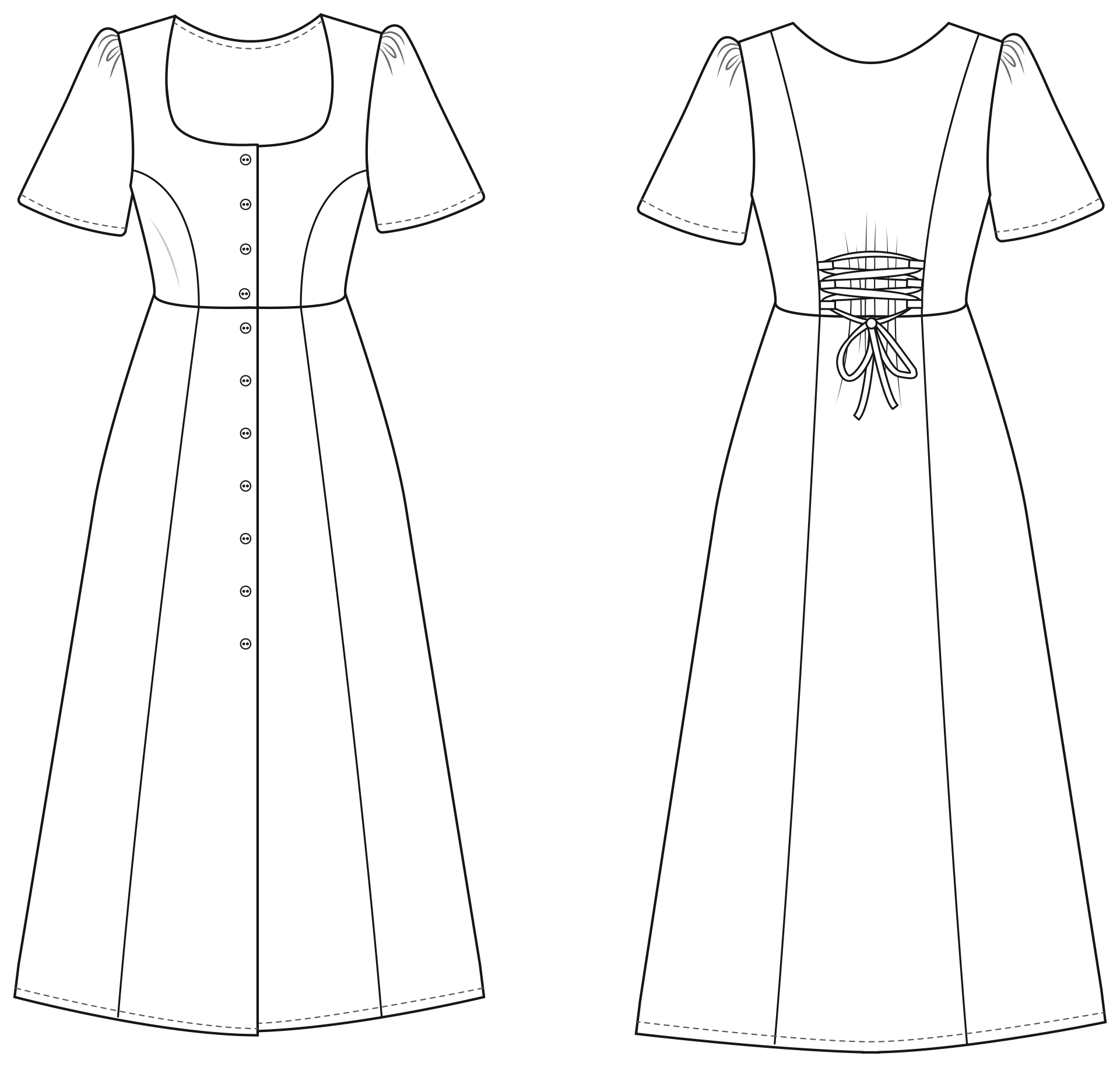 FRIDAY Pattern Co the Hughes Dress Sewing Pattern