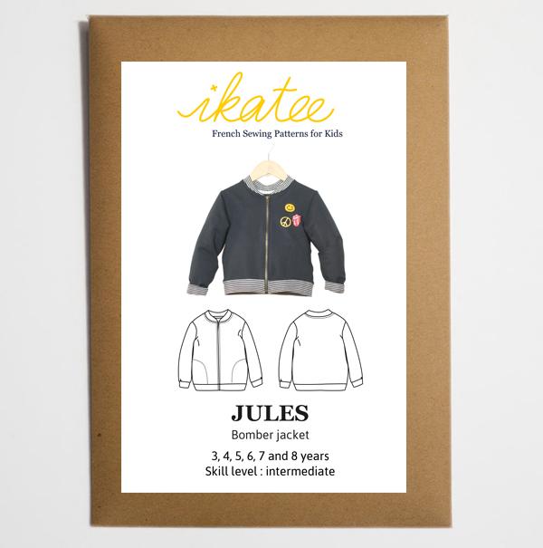 Ikatee - JULES Bomber Jacket / Vest - Unisex 3/8 - Paper Sewing Pattern