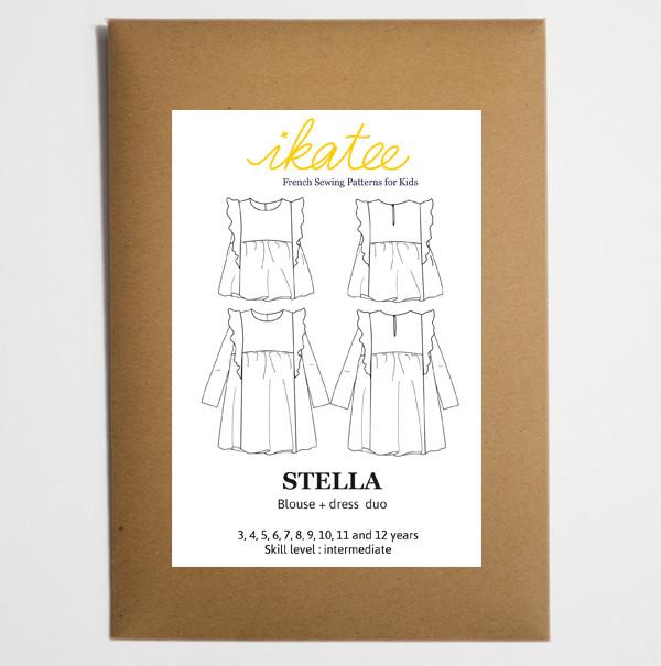 Ikatee - STELLA Duo Blouse & Dress - Girl 3/12 - Paper Sewing Pattern