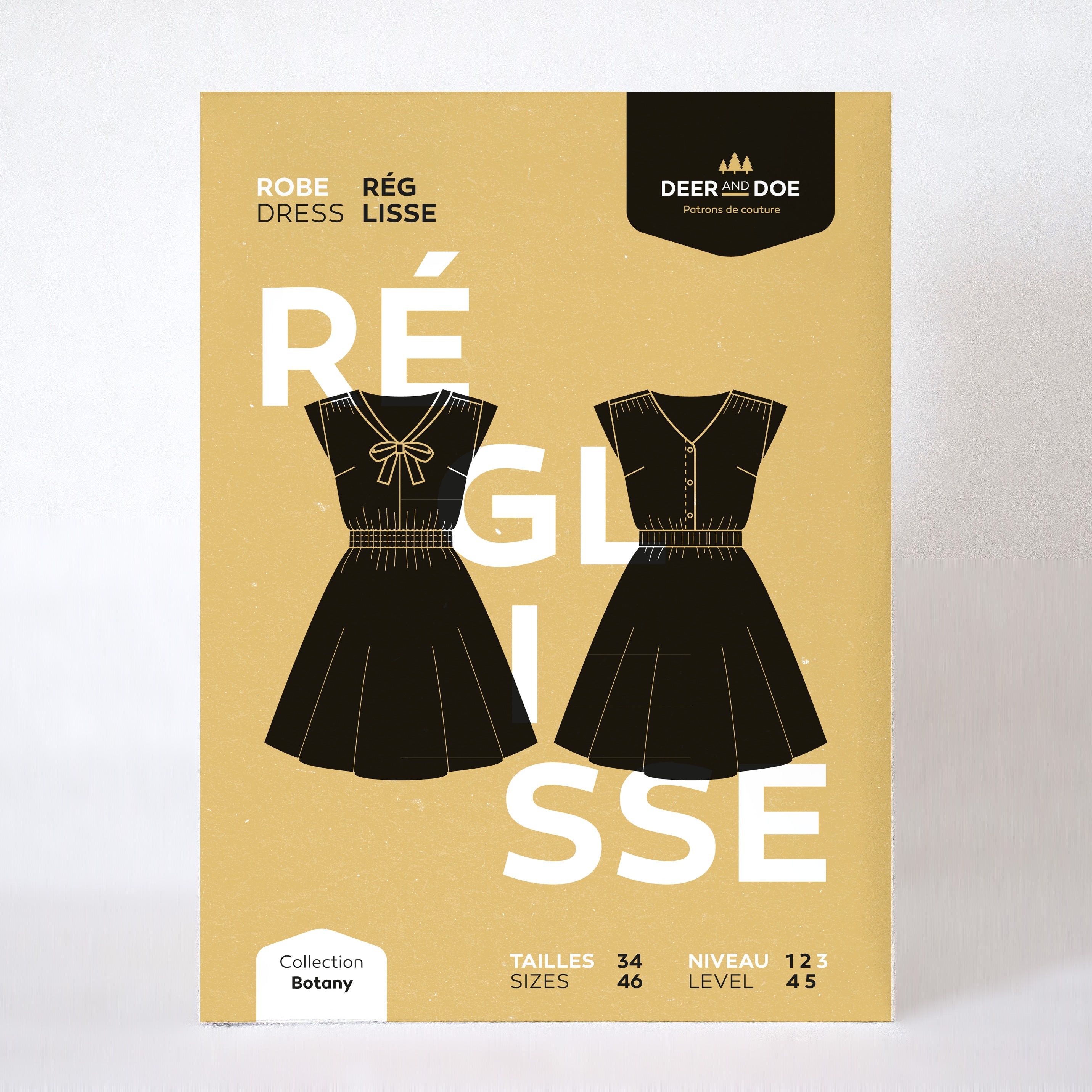 Deer & Doe - RÉGLISSE DRESS Sewing Pattern