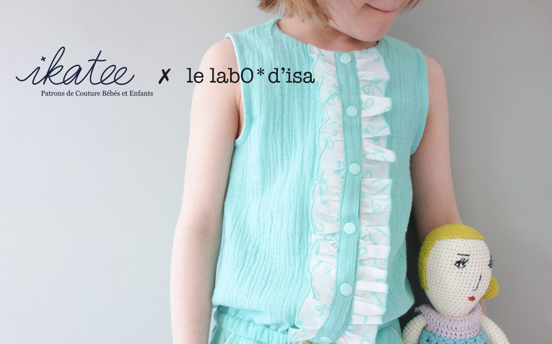 Ikatee - MARIEKE Jumpsuit - Playsuit - Dress - Ages 3-12 Paper Sewing Pattern