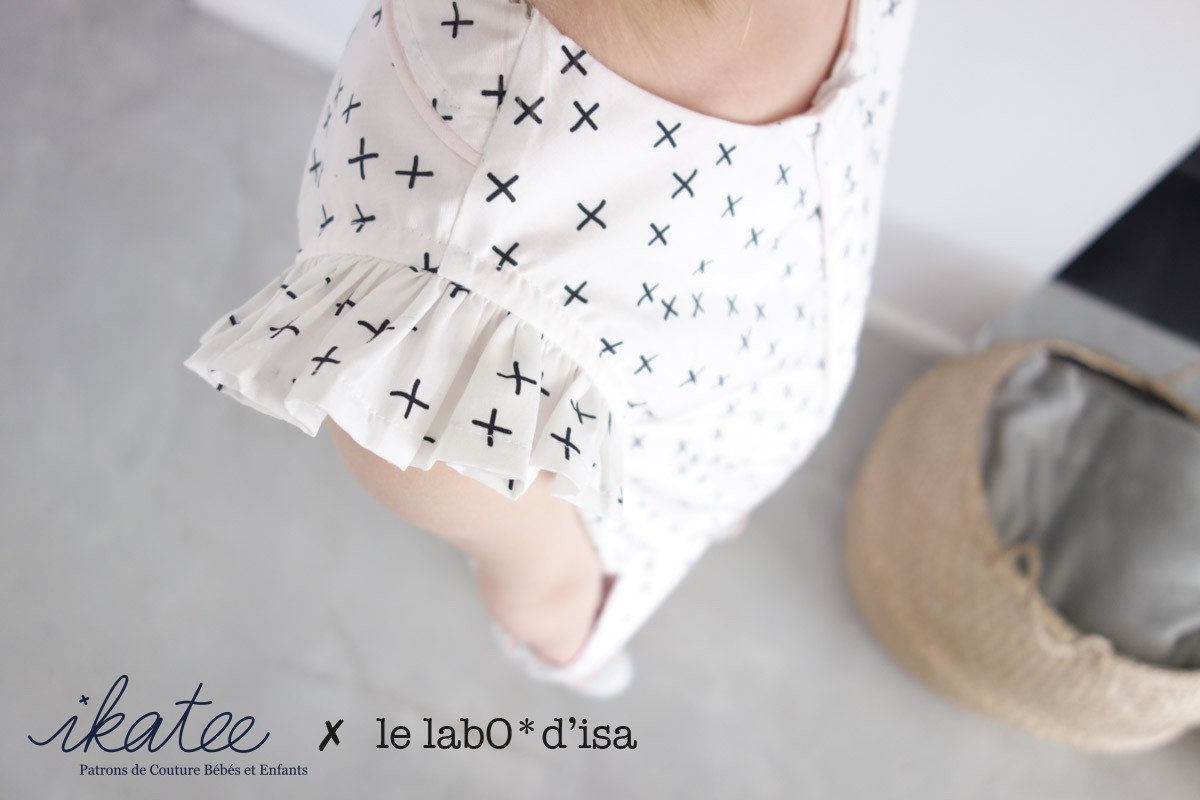 Ikatee - MARIEKE Jumpsuit - Playsuit - Dress - Ages 3-12 Paper Sewing Pattern