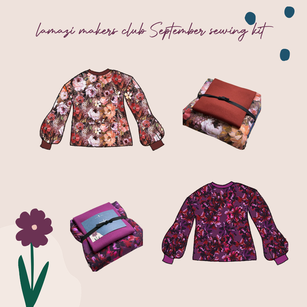 Lamazi Makers Club - September Luxury Sewing Kits & Bundles