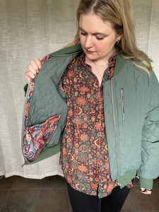 Sewing the Autumn Trends- The Bomber Jacket