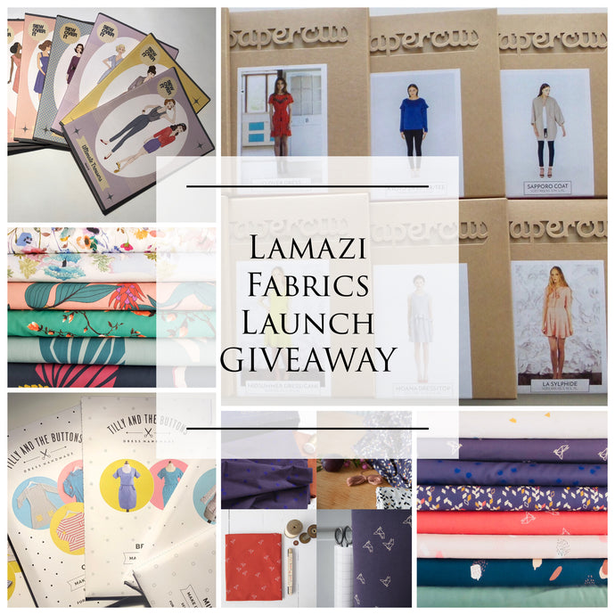 Lamazi Fabrics offers you fabric and pattern Giveaway to celebrate the launch of our site