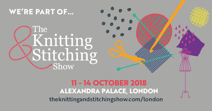 See you at Knitting and Stitching Show at Alexandra Palace