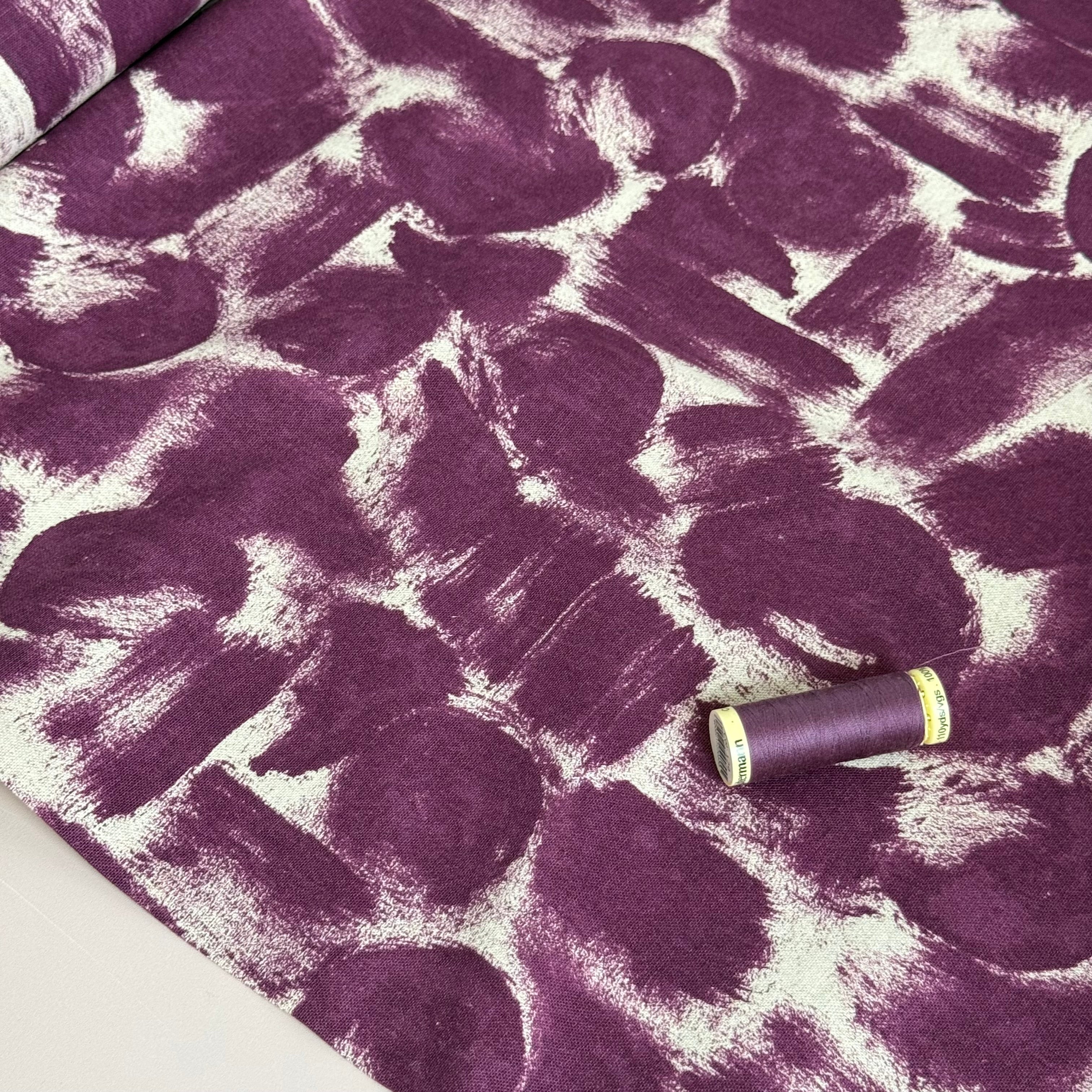 Cotton and Steel - Harmony Crushed Berries Unbleached Cotton Canvas