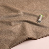 Deadstock Plain Beige Pure Wool Suiting Fabric