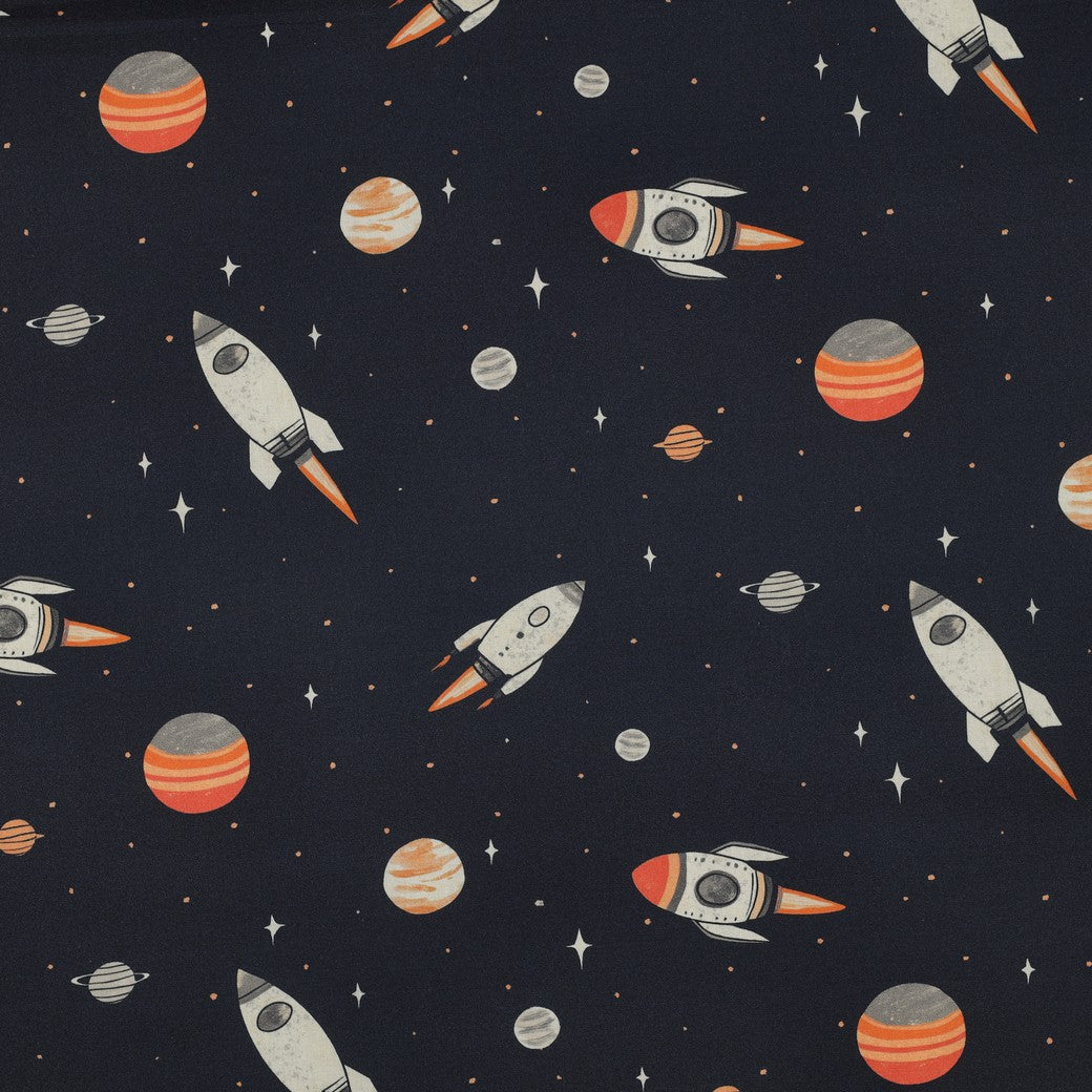 Space Fine Cotton Poplin Fabric