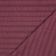 Chenille Jacquard Fabric in Burgundy