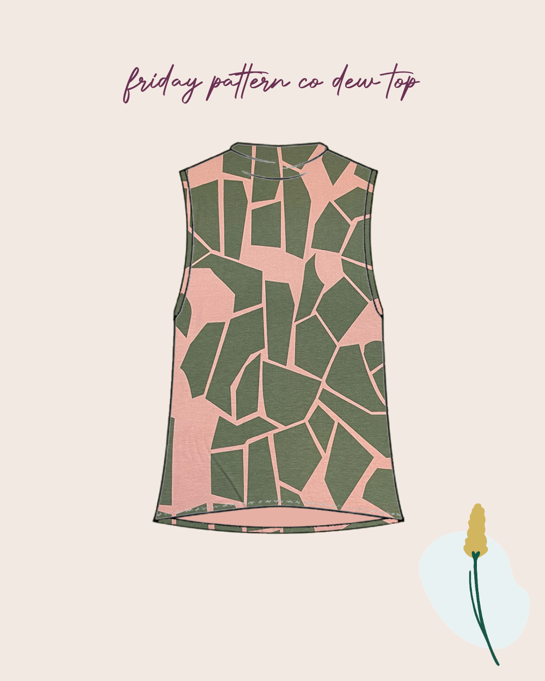 Mind The MAKER - Odd Puzzle Old Rose ECOVERO™ Saja Viscose Jersey