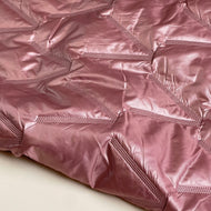 Reversible Quilted Puffer Fabric in Rosewood