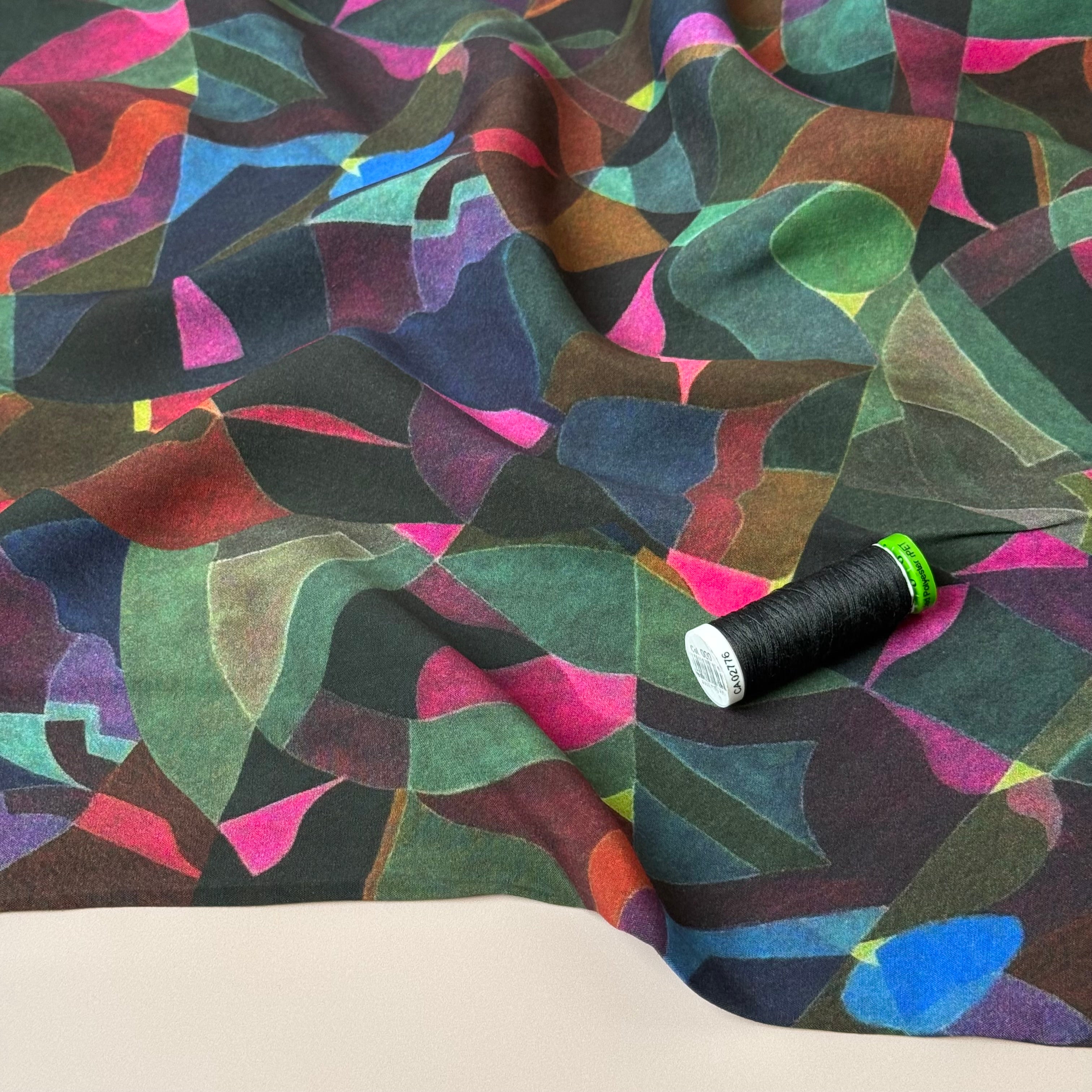 Festive Glow LENZING™ ECOVERO™ Viscose Fabric