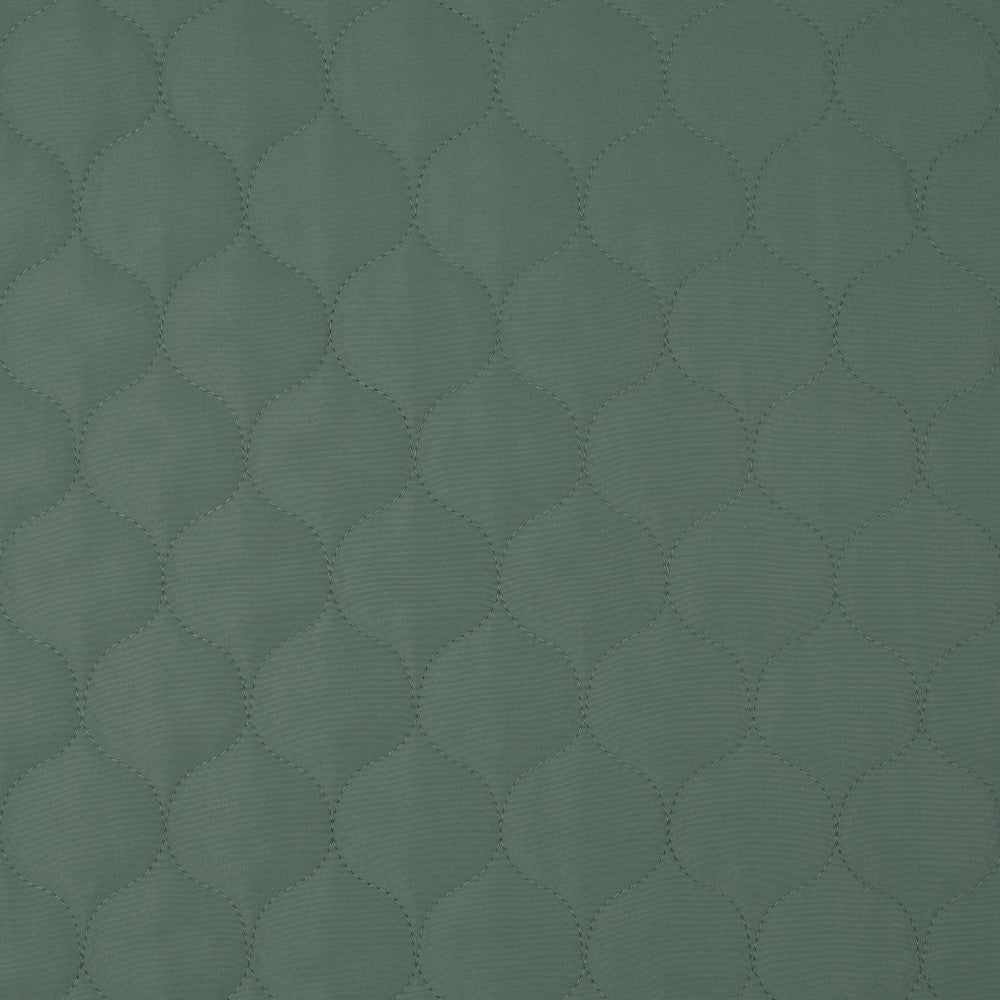 Cosy Quilted Coating Fabric in Green