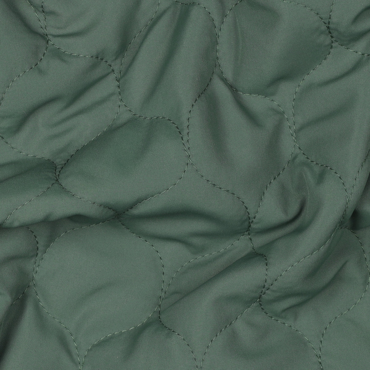 Cosy Quilted Coating Fabric in Green